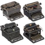 4 American Typewriters