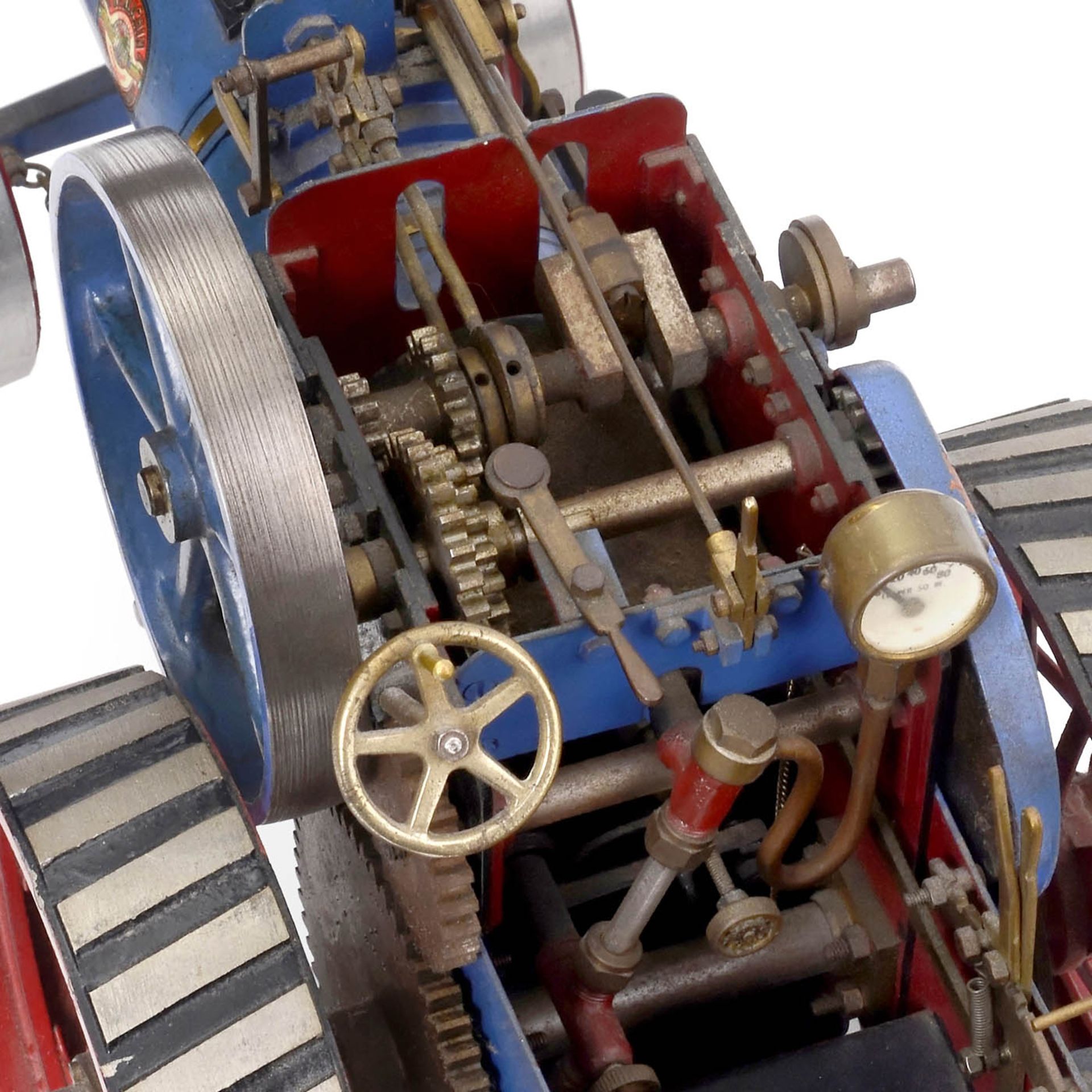 ¾-Inch Scale Model of a Live-Steam Traction Engine by Allchin, c. 1975 - Bild 4 aus 4