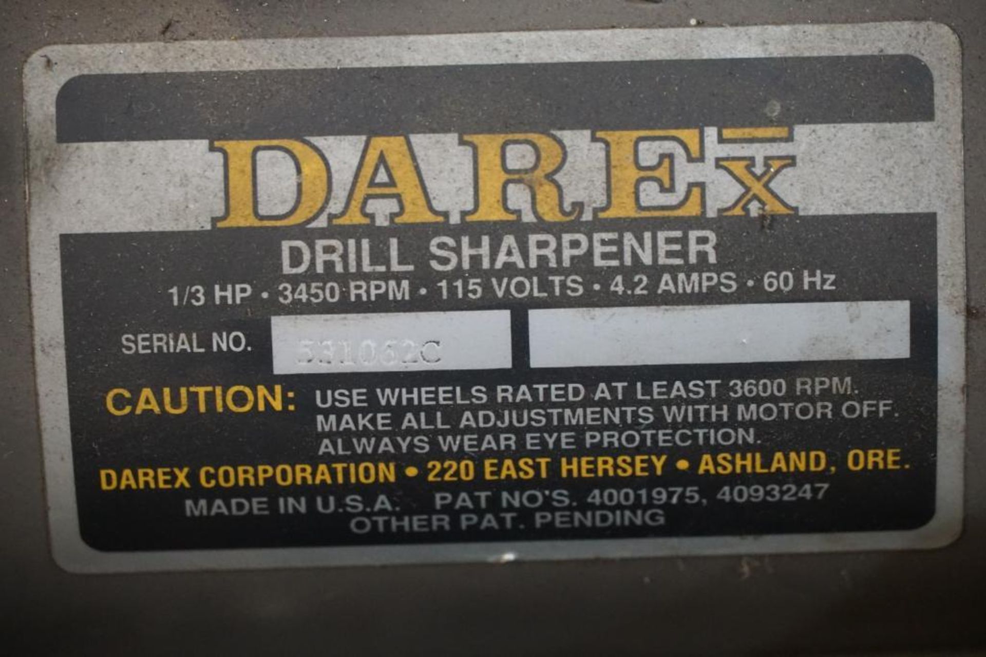 Darex Tool Sharpener - Image 3 of 4