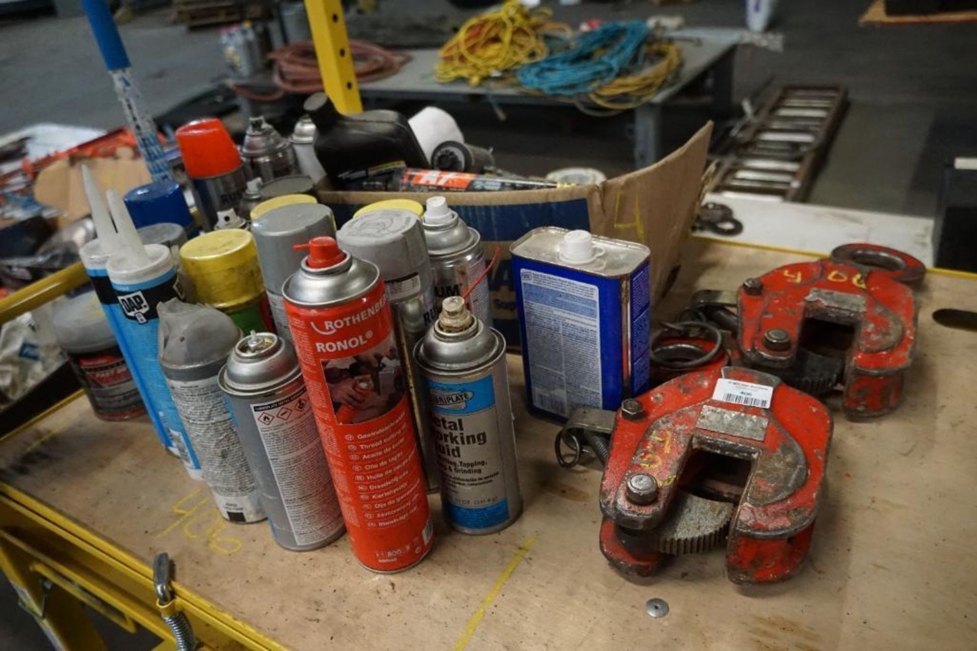 Assorted Mix of Spray Cans, Sealant, Liquid Adhesive