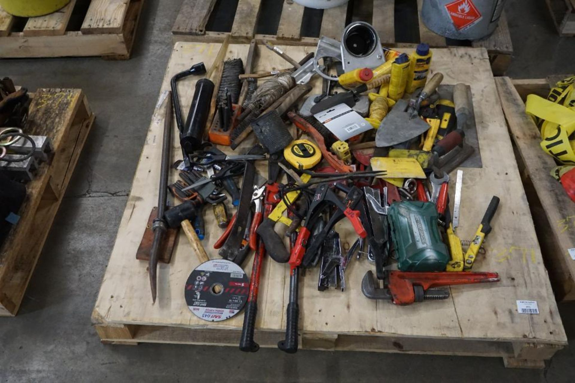 Pallet of Assorted Tools