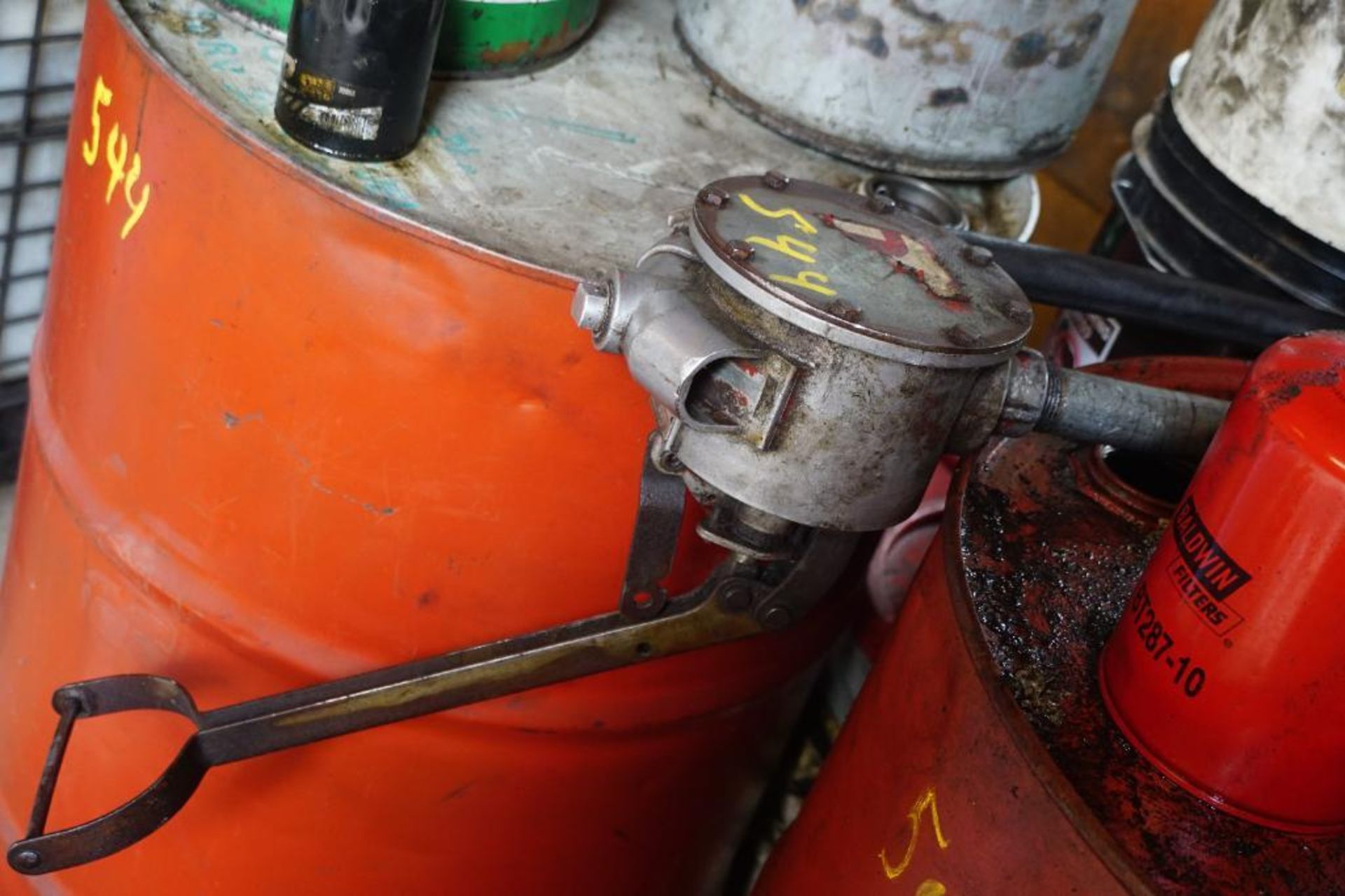 Oil Drum with Pump - Image 4 of 8