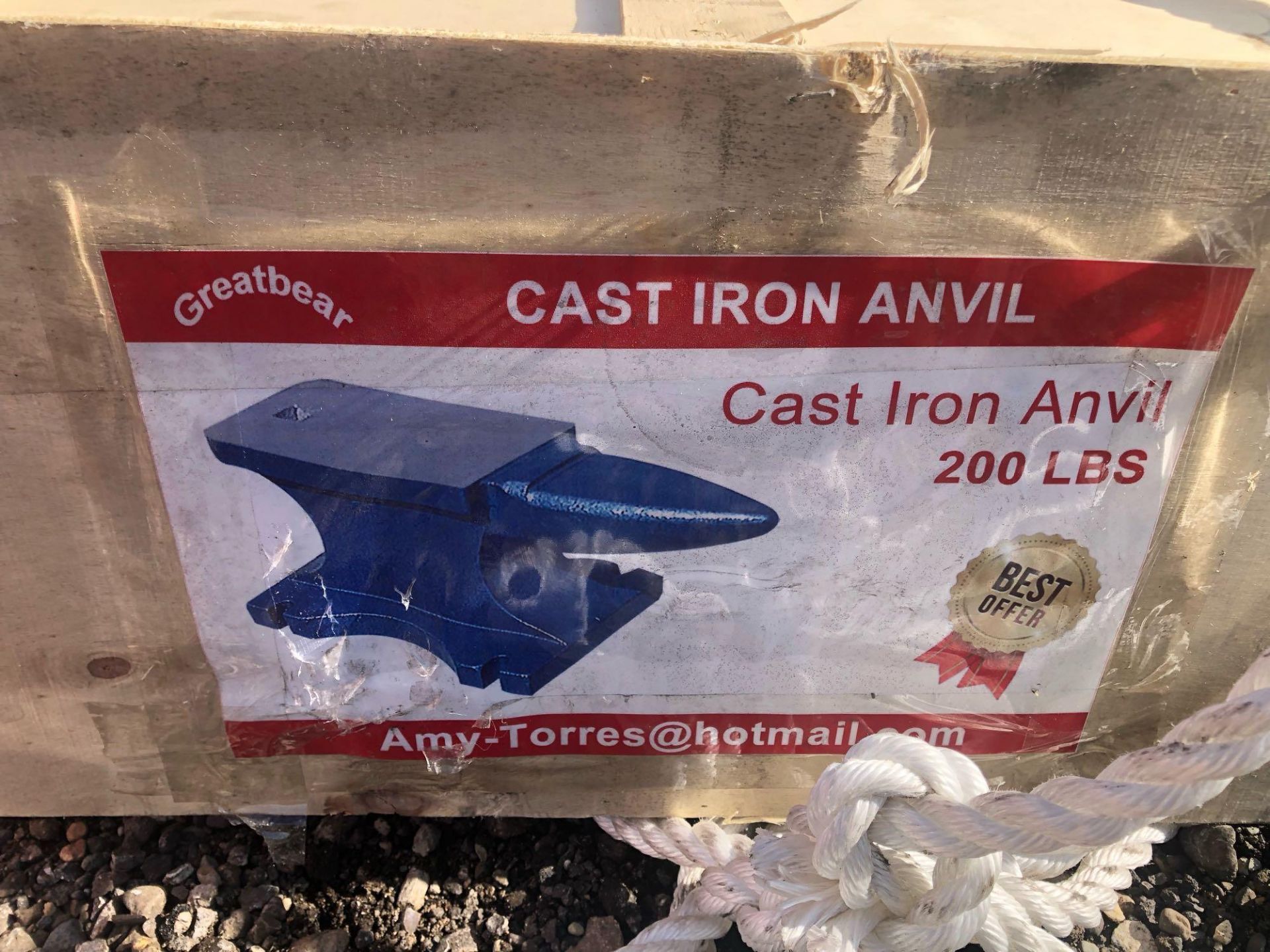 New Cast Iron Anvil