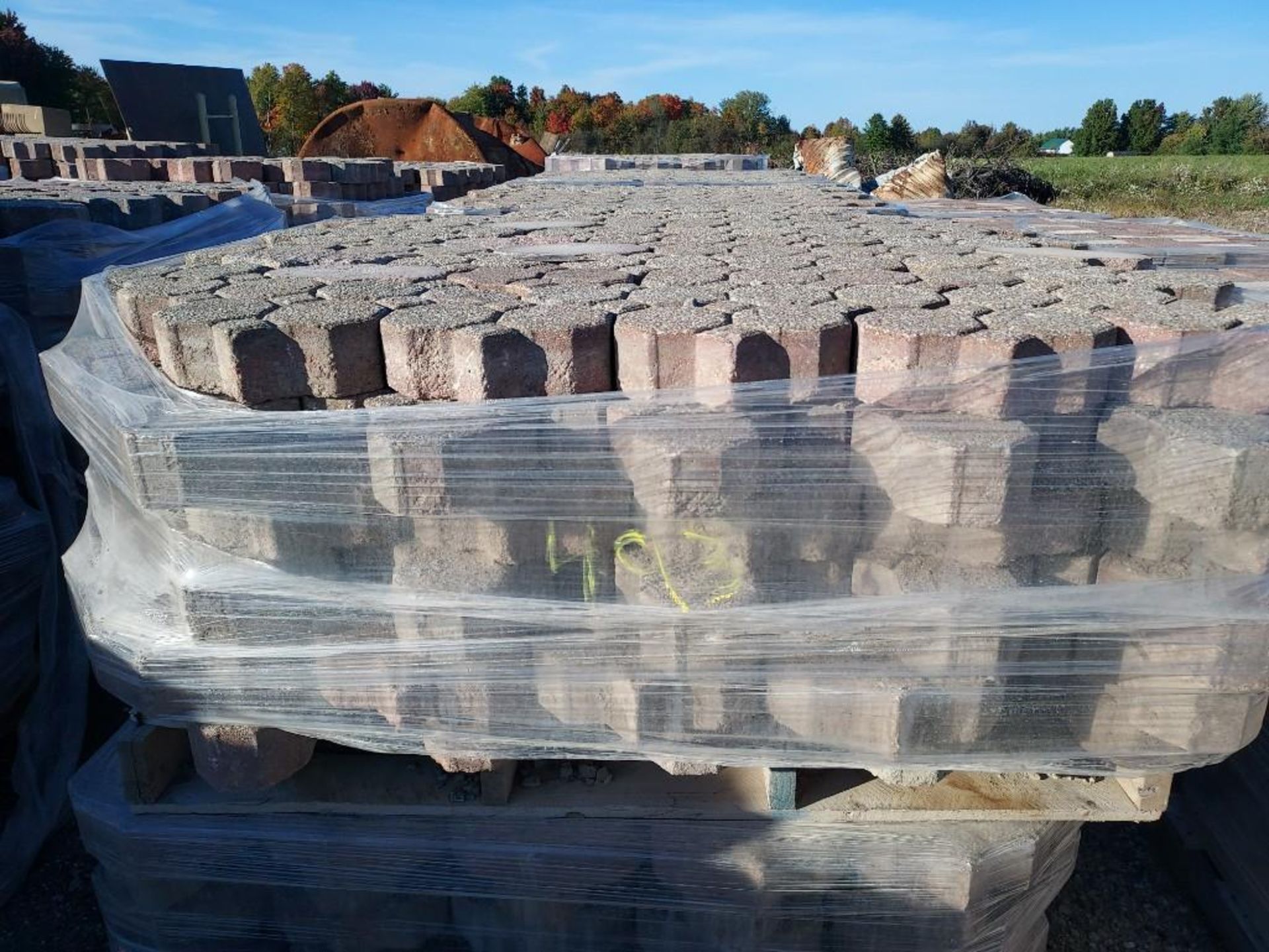 Skid of Used Design Patio Brick *