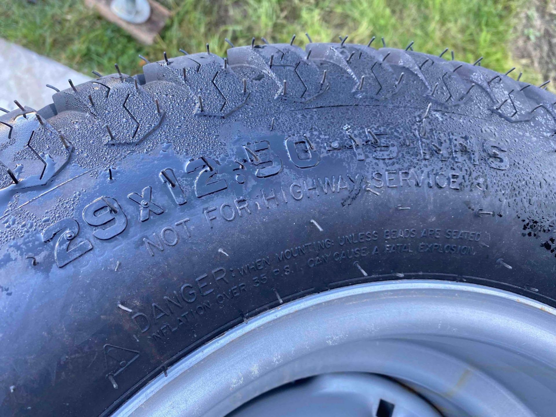 New Wheels and Turf Tires for Tractor - Image 6 of 7