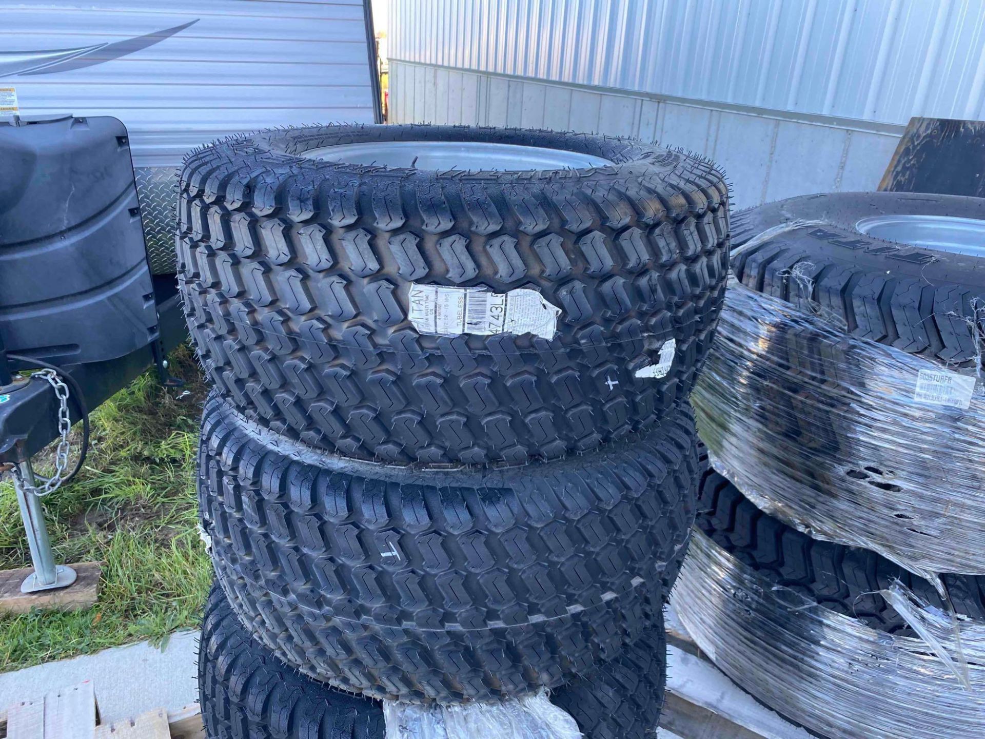 New Wheels and Turf Tires for Tractor