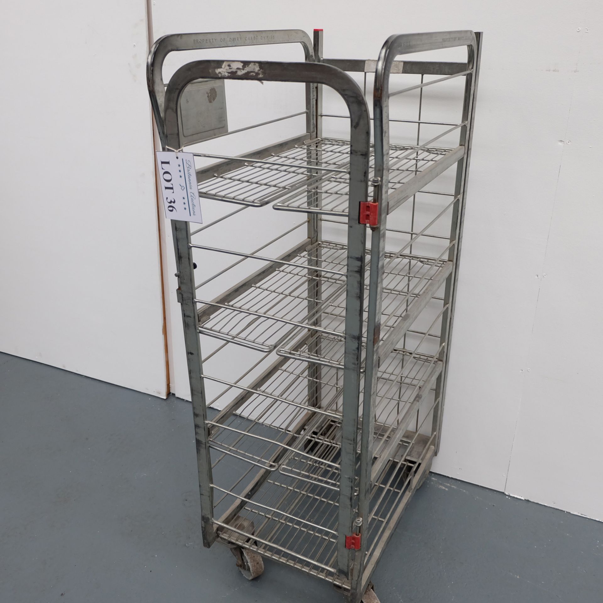Cage on Castors. Approx 440mm x 670mm x 1280mm High. - Image 3 of 4