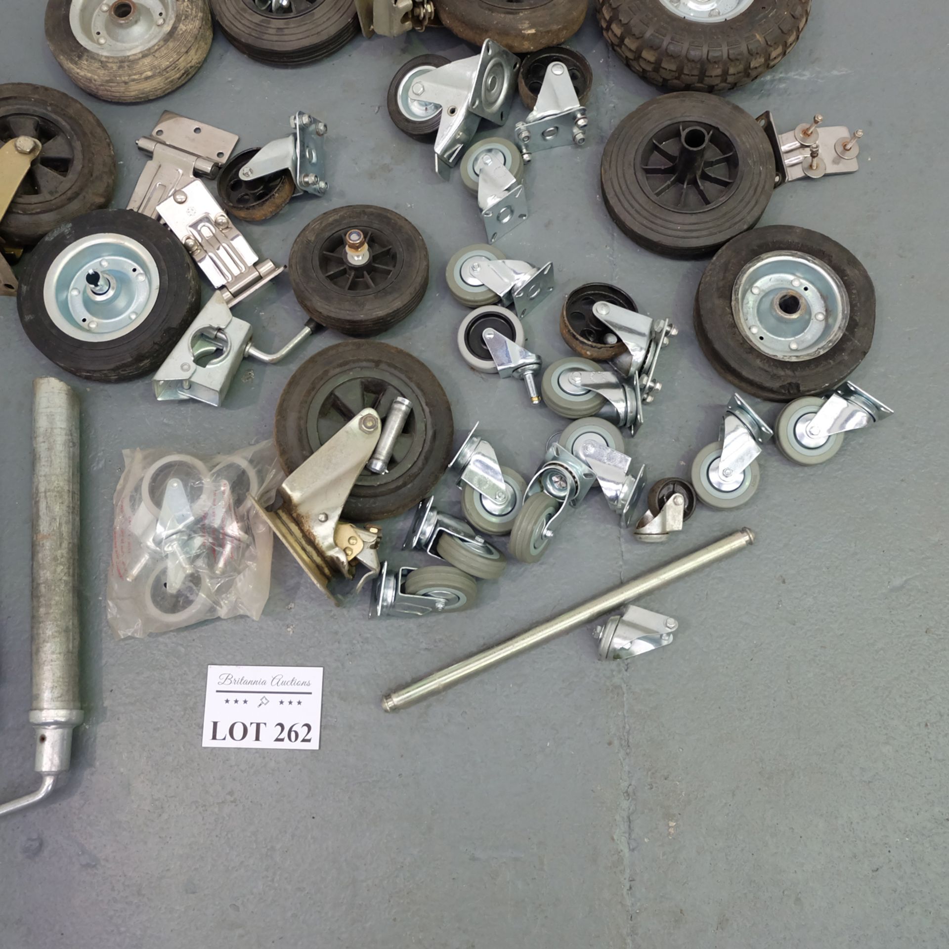 Selection of Castors, Wheels & Trailor Spares as Lotted. - Image 3 of 5