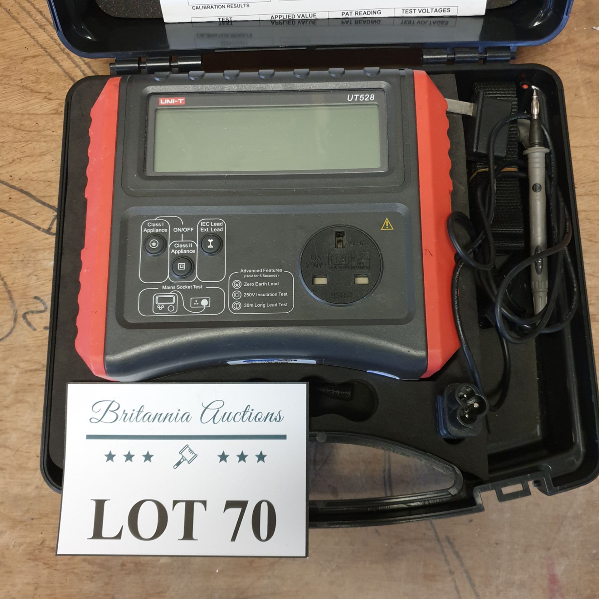 UNI-T UT528 PAT Tester. - Image 3 of 5