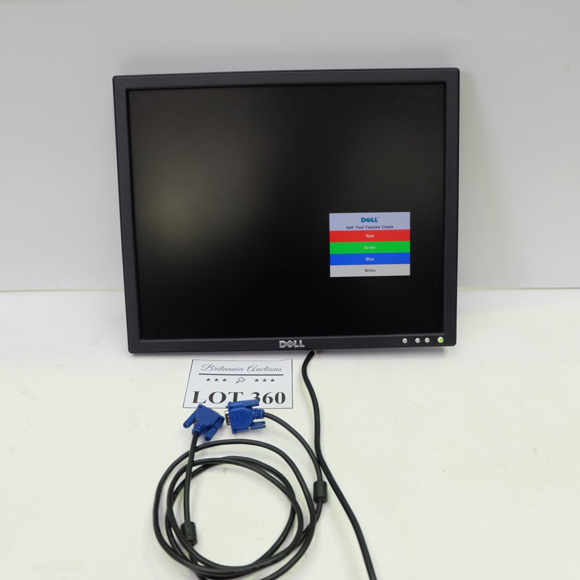 DELL Monitor with VGA & Power Lead.
