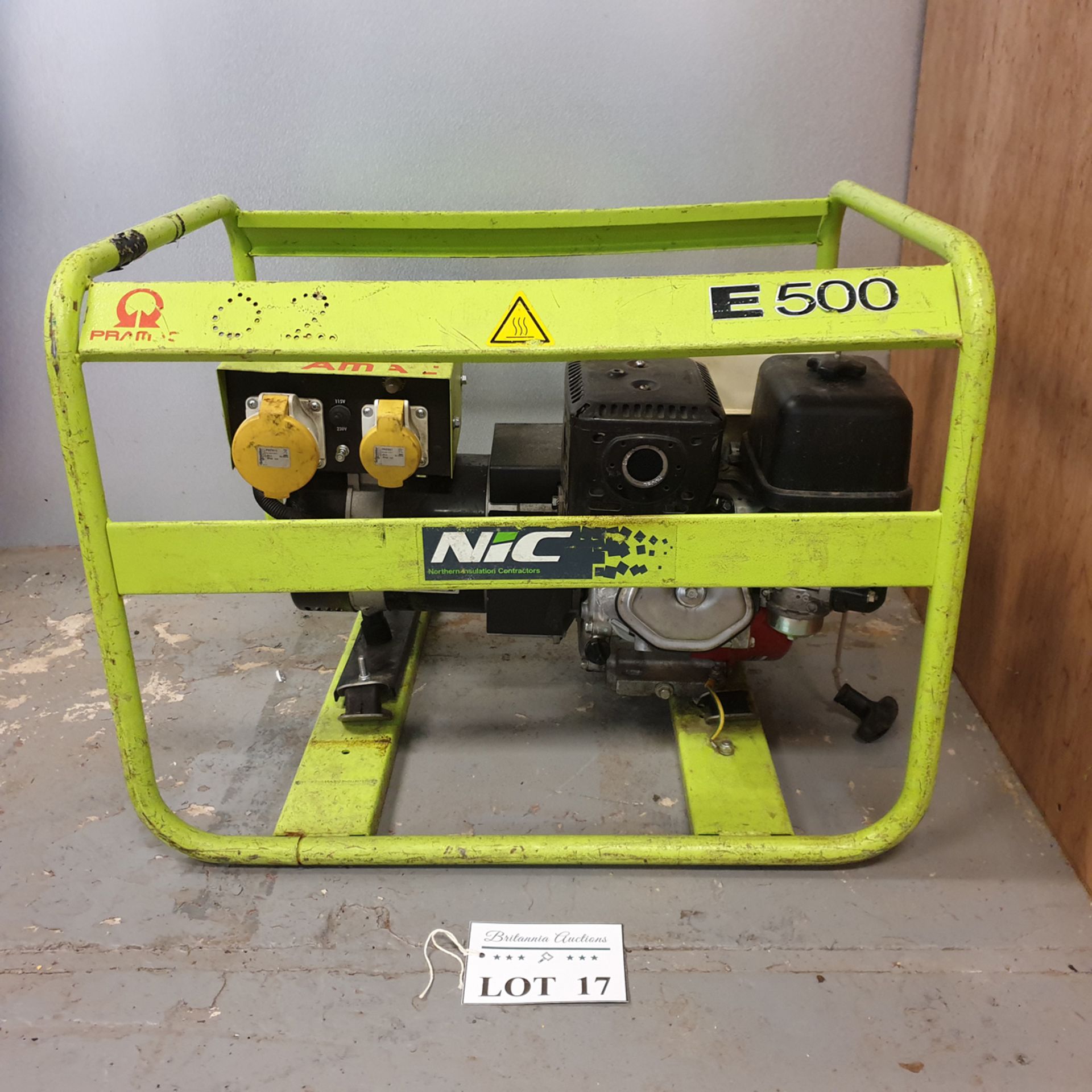 Honda E5000 Generator. - Image 2 of 3