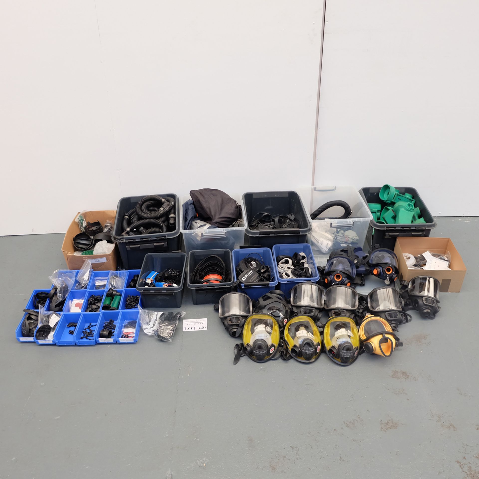 Large Selection of Respirators and Spares as Lotted.