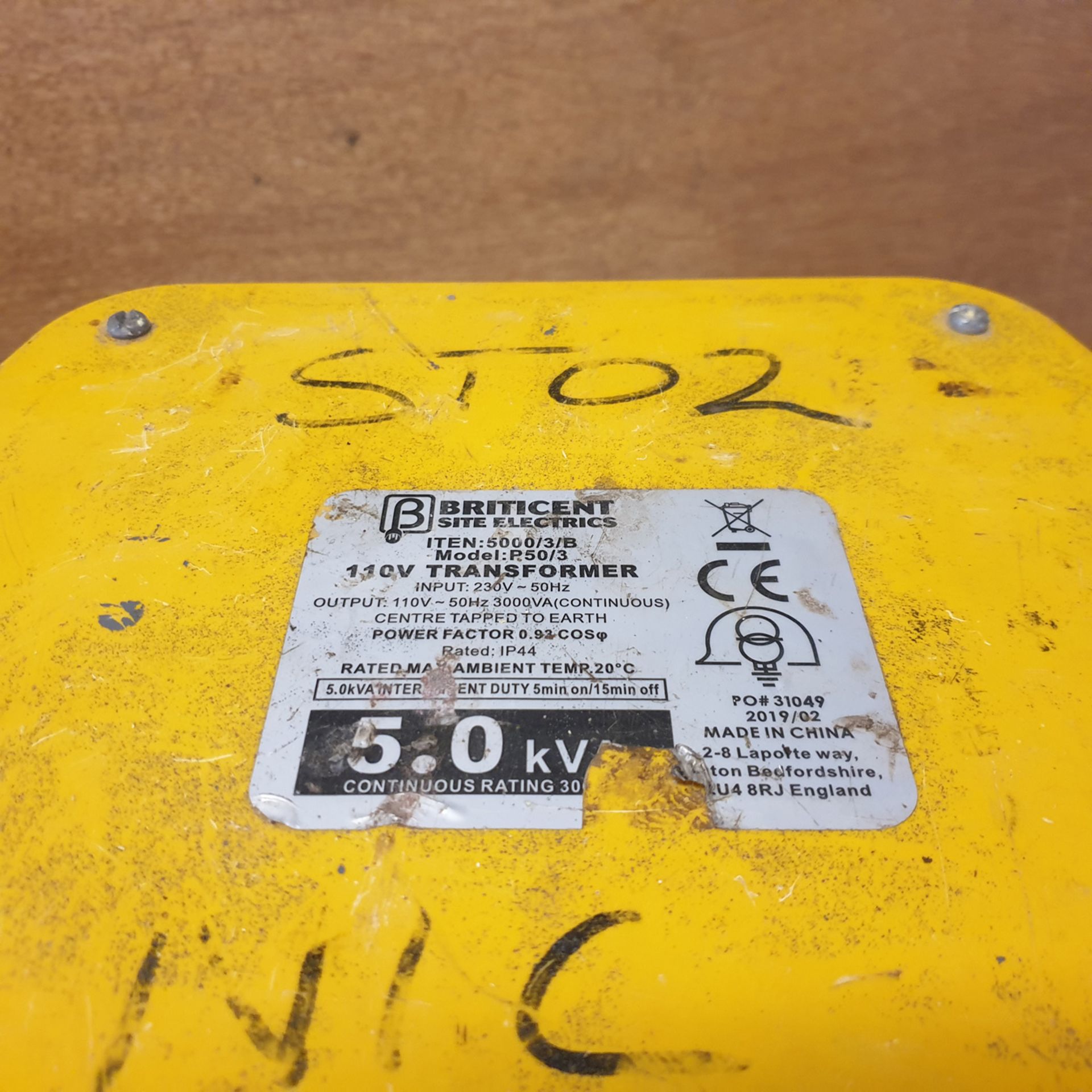 110Volt Transformer. - Image 3 of 4