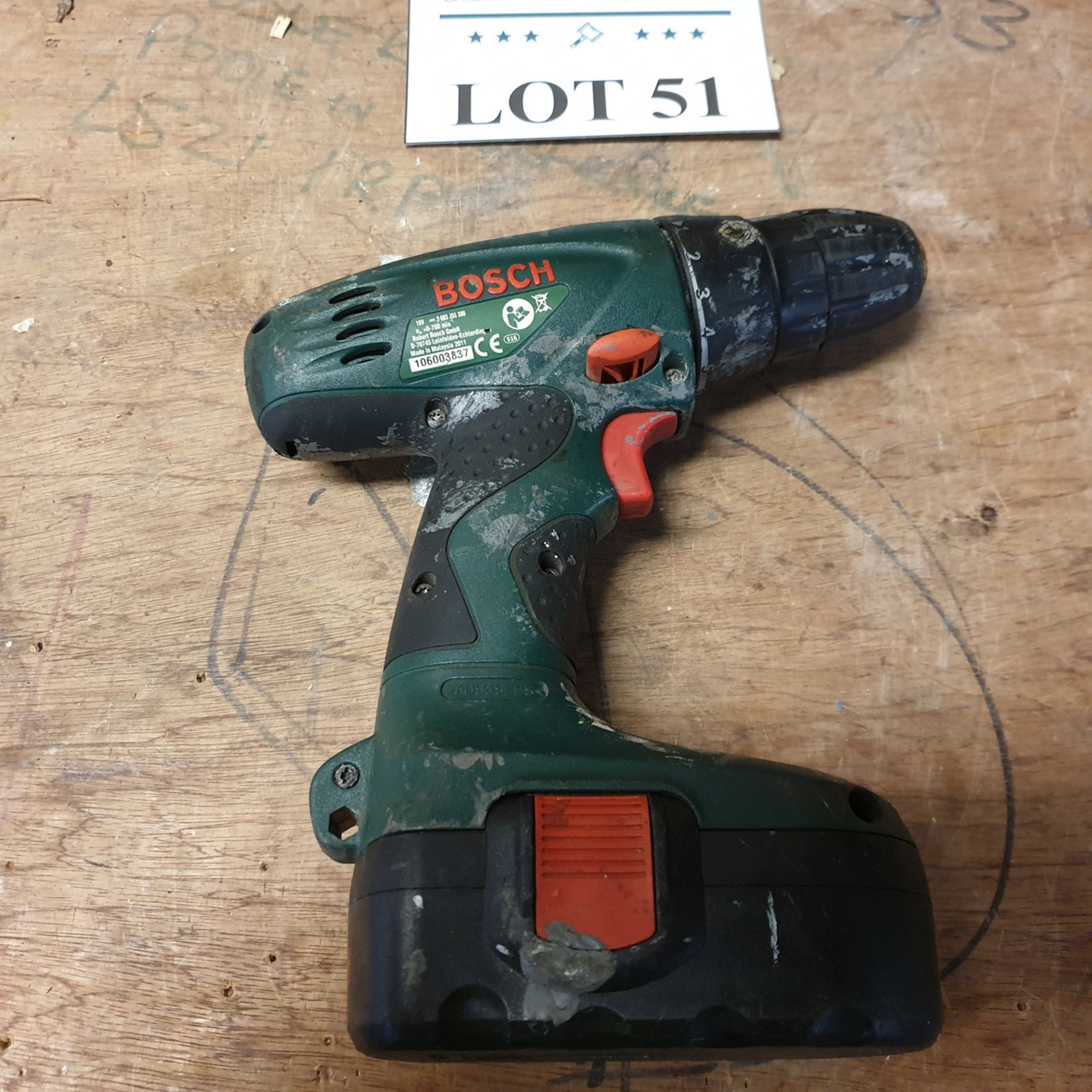 BOSCH Cordless Hand Drill with Spare Battery and Charger. Boxed. - Image 3 of 5