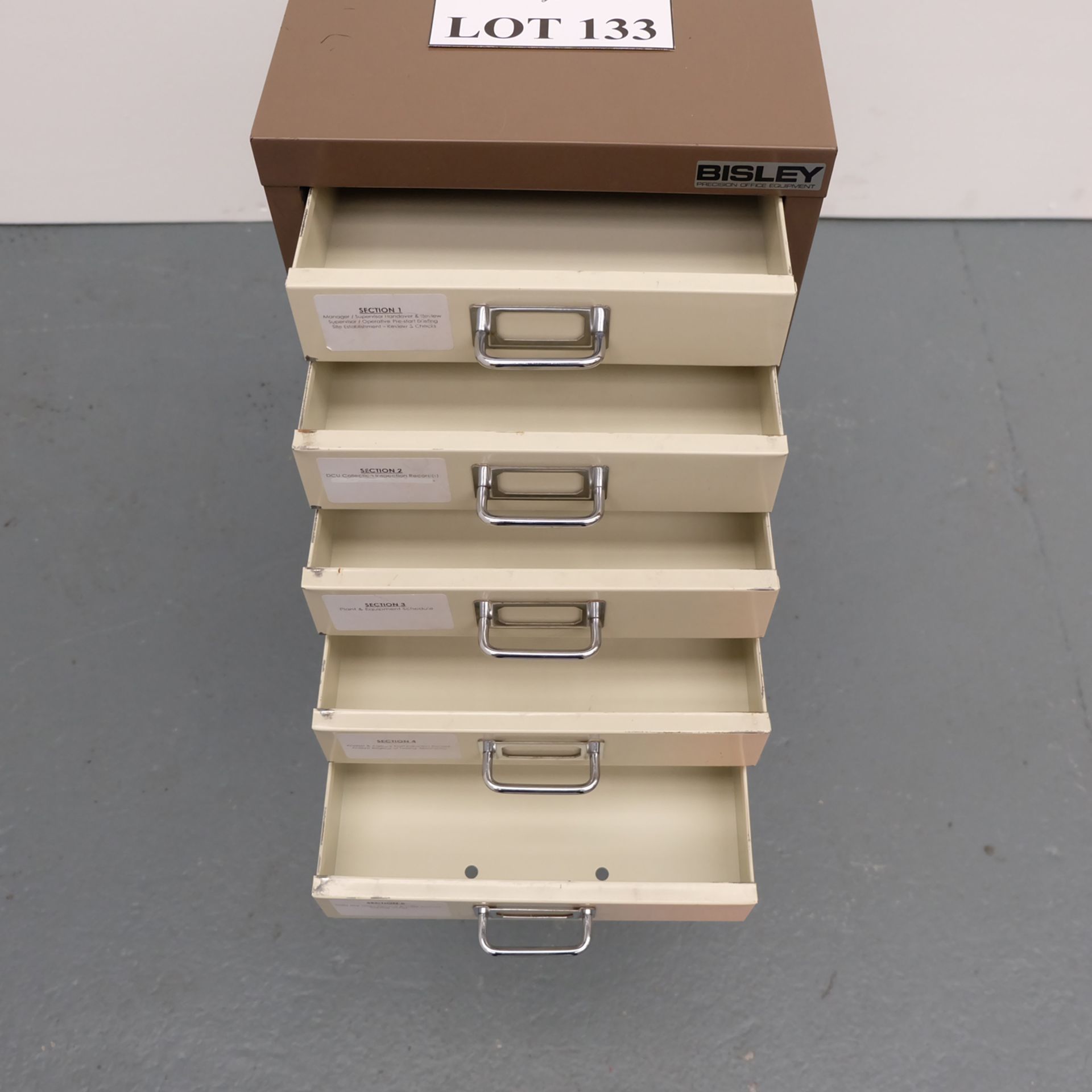 BISLEY Set of Drawers. 280mm x 410mm x 675mm High Approx. - Image 5 of 6
