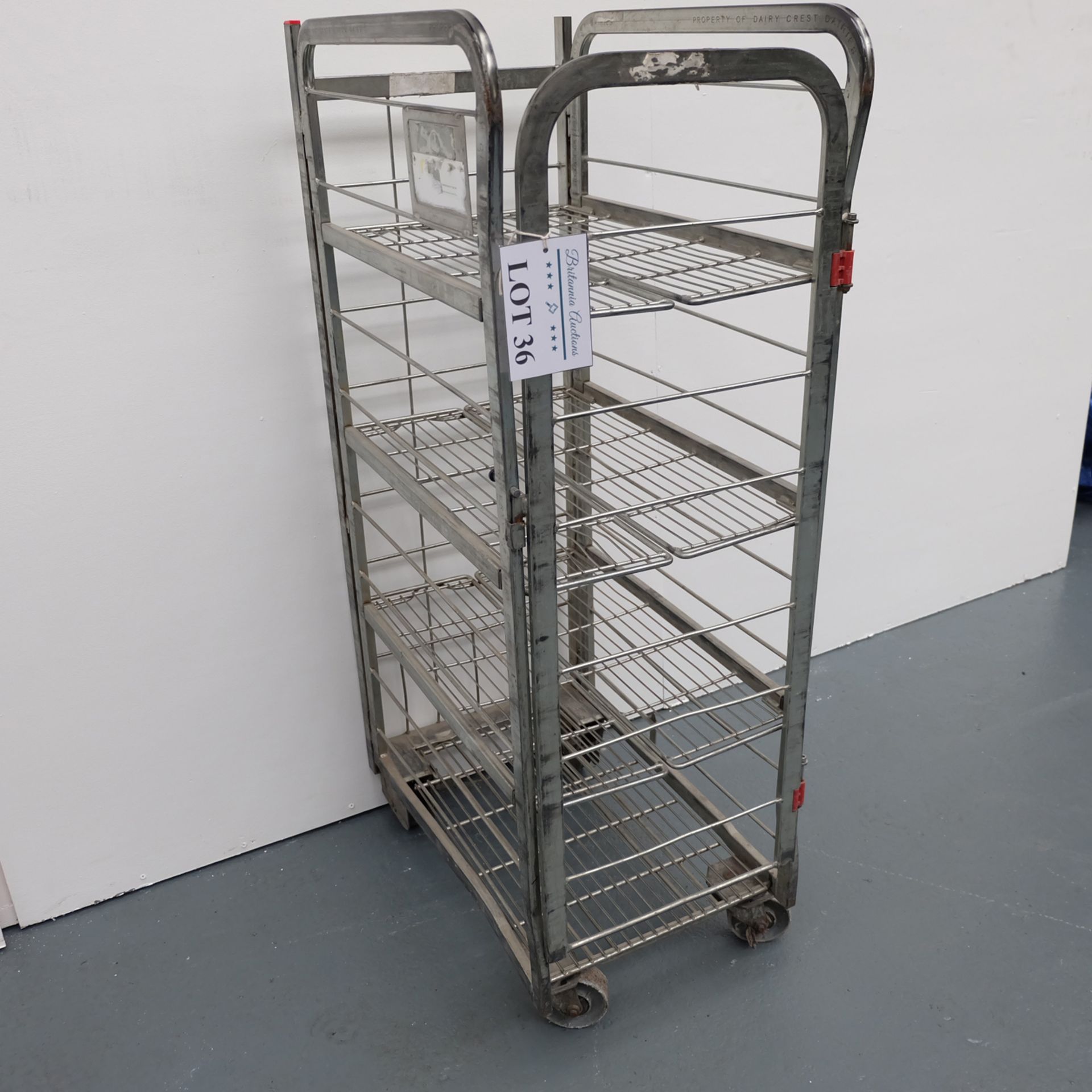 Cage on Castors. Approx 440mm x 670mm x 1280mm High. - Image 2 of 4