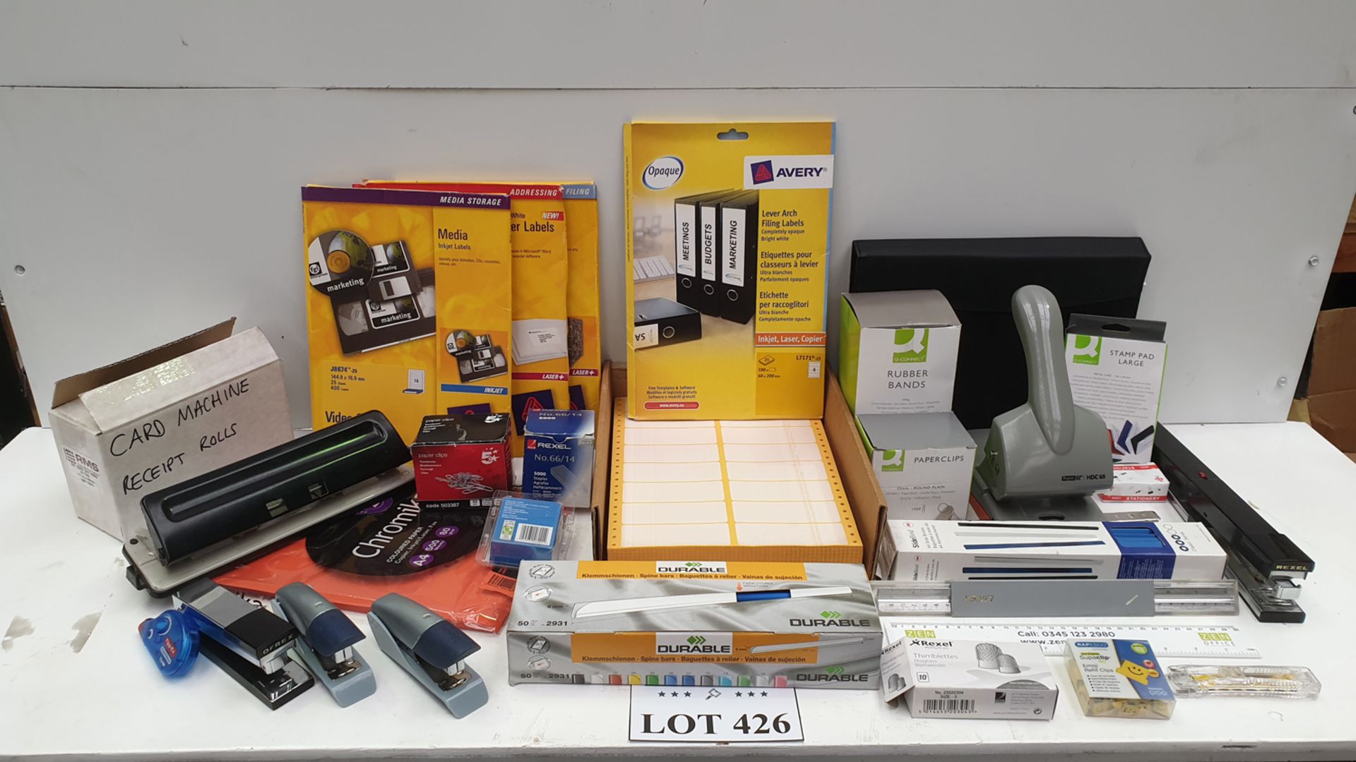 Selection of Various Office Stationery as Lotted.