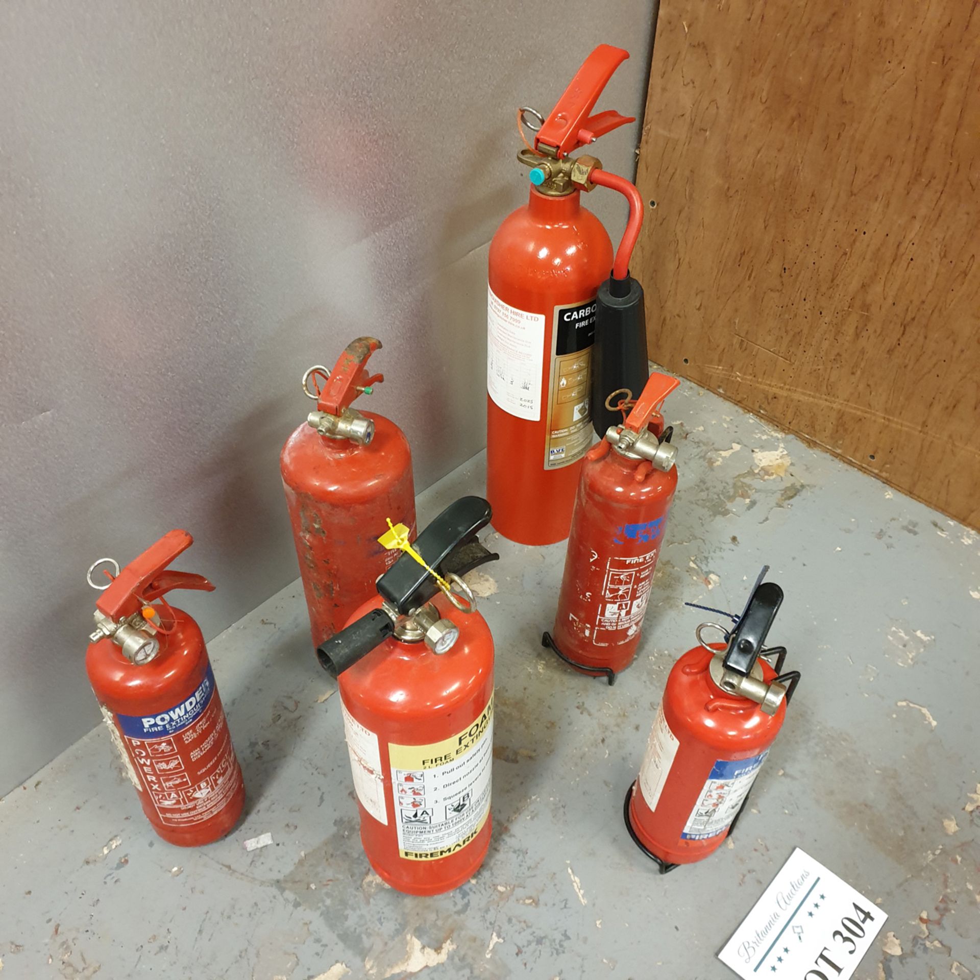 6 x Fire Extinguishers as Lotted. - Image 2 of 3