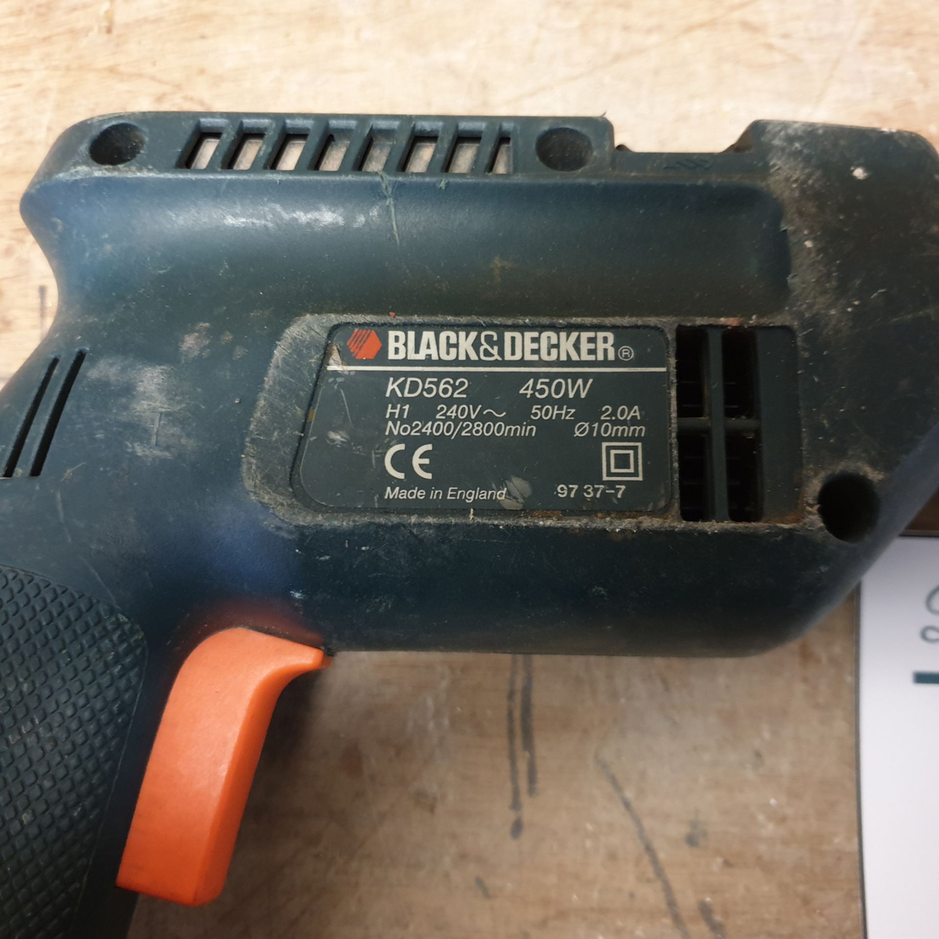 Black & Decker KD562 Hand Drill. Single Phase. - Image 3 of 3