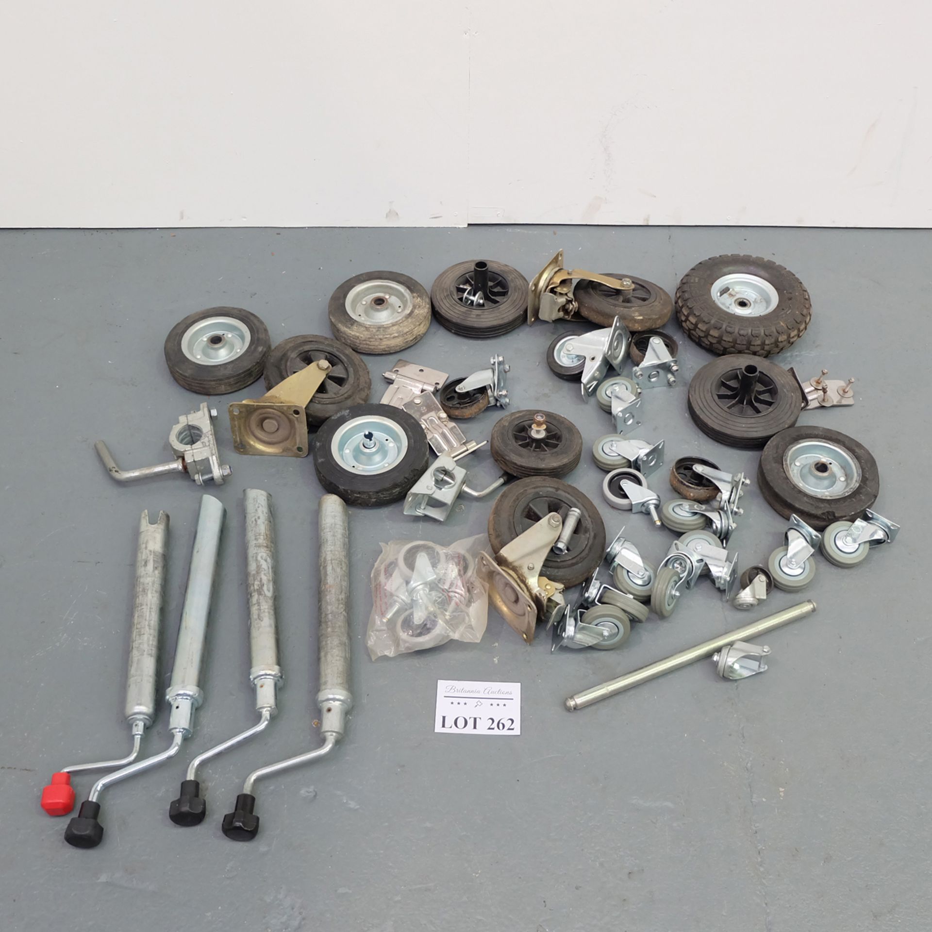 Selection of Castors, Wheels & Trailor Spares as Lotted.