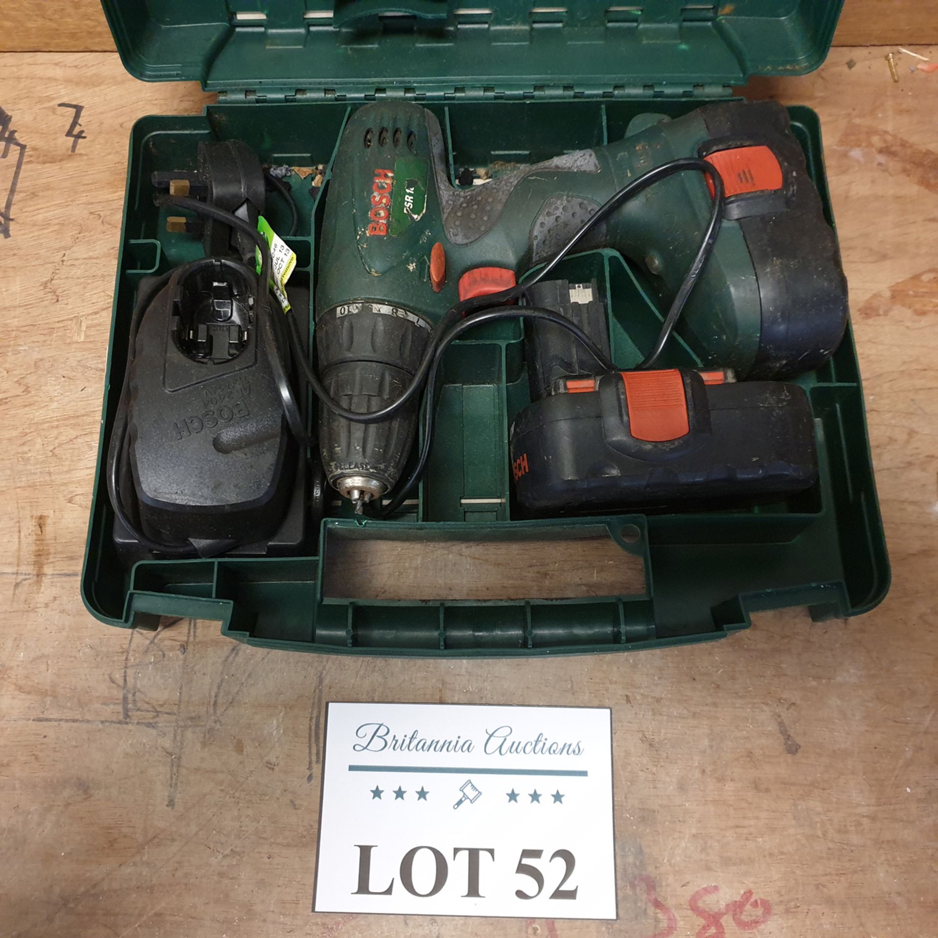 BOSCH Cordless Hand Drill with Spare Battery and Charger. Boxed. - Image 2 of 4