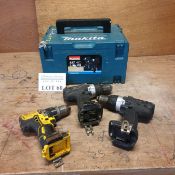 3 x Hand Drill Units - No Batteries Included.