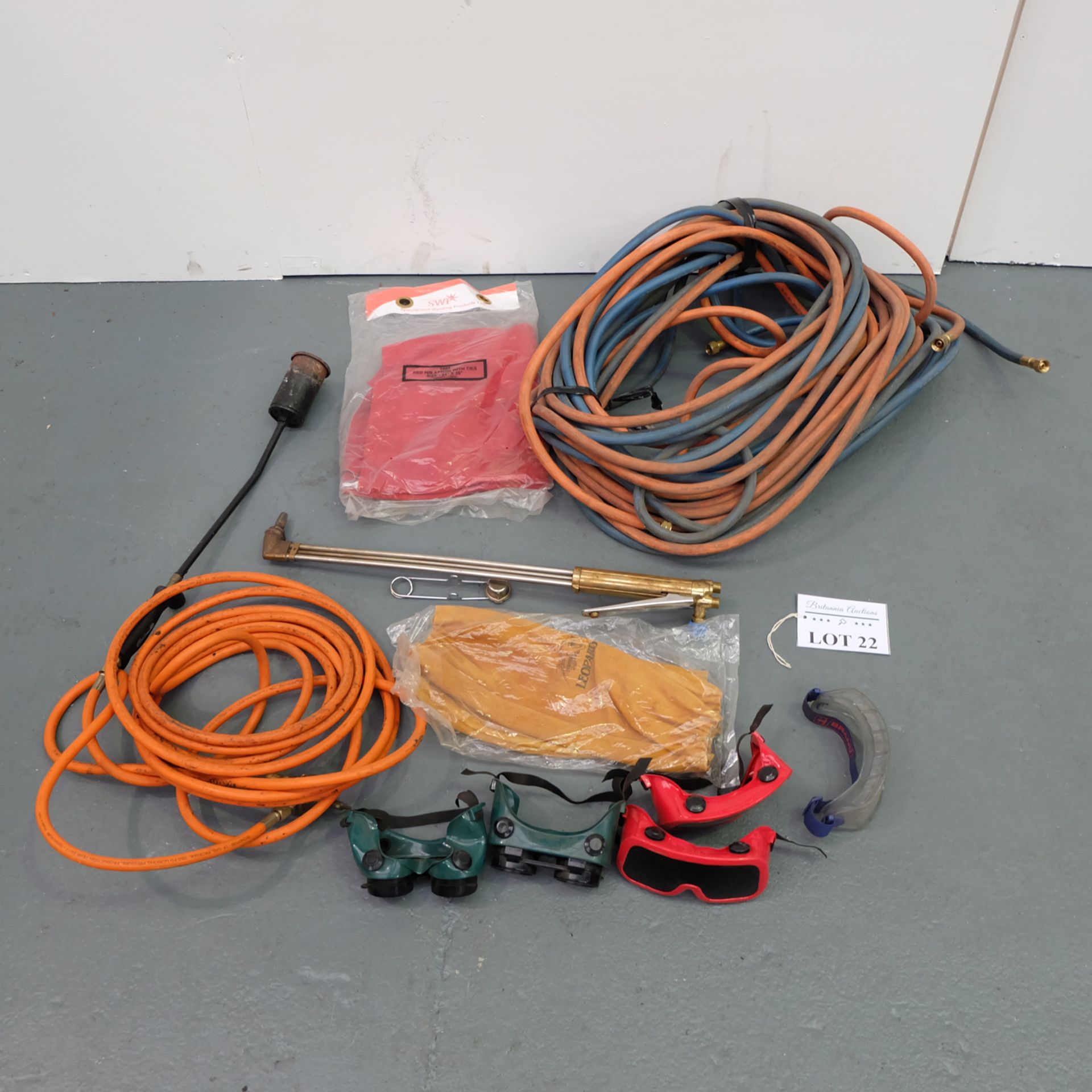 Selection of Burning Equipment as Lotted.