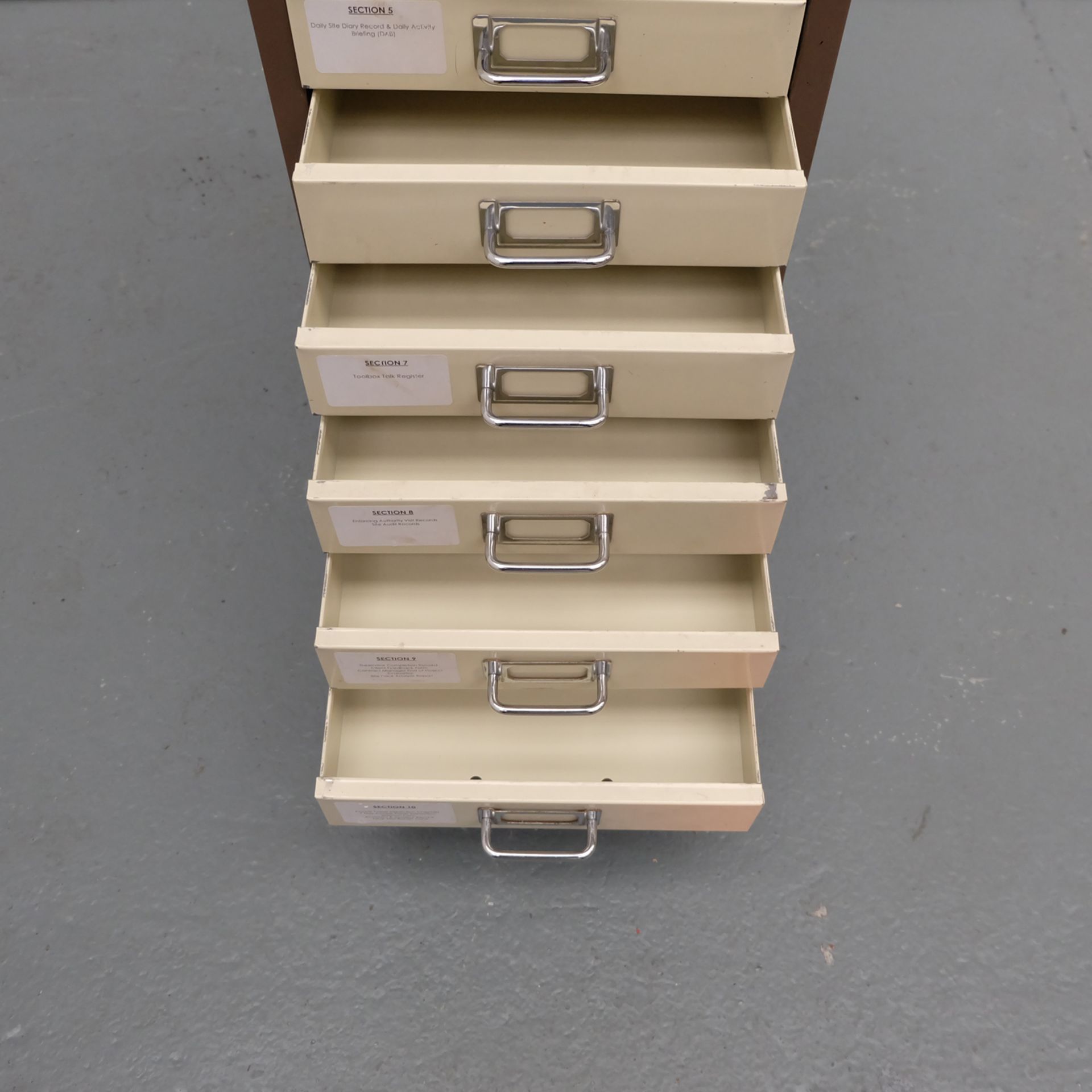 BISLEY Set of Drawers. 280mm x 410mm x 675mm High Approx. - Image 6 of 6