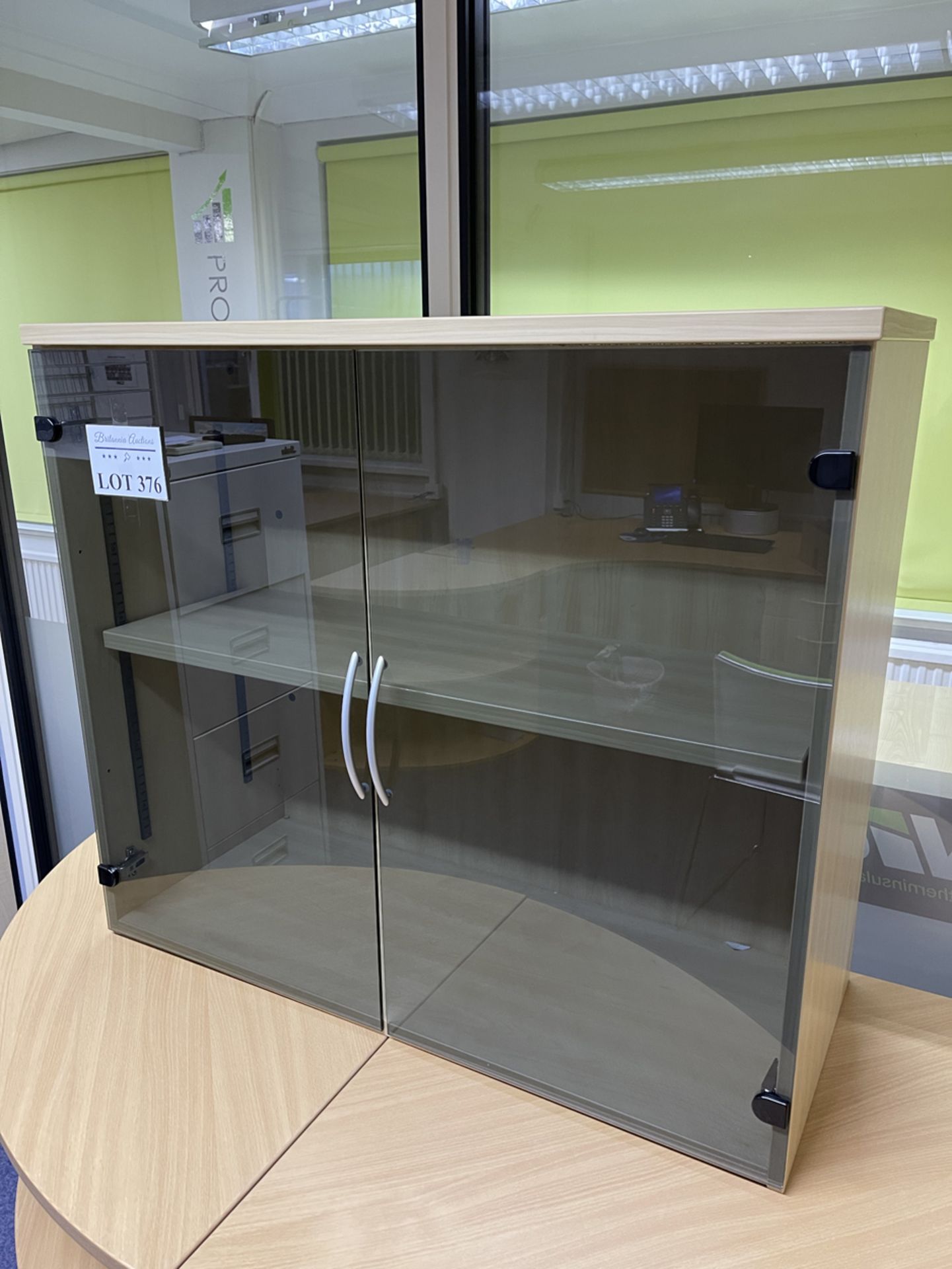 Glass Fronted Cabinet 430mm x 1005mm x 875mm H.