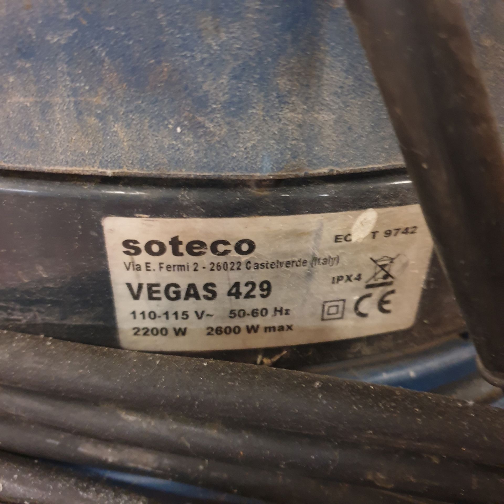 Soteco Vegas 429 Commercial Vacuum Cleaner. - Image 2 of 2