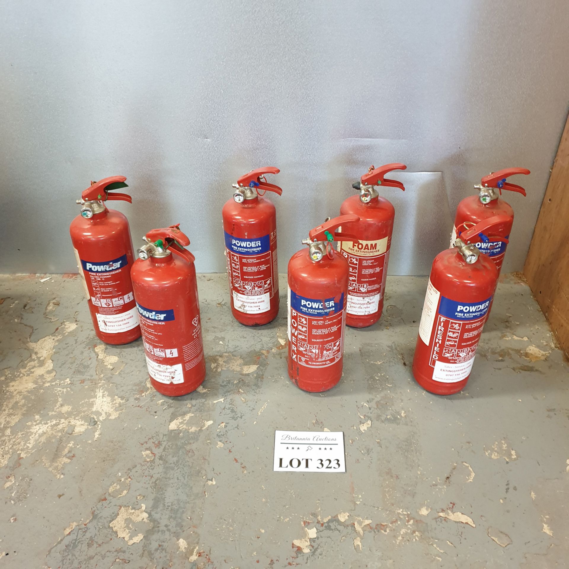Powder Fire Extinguishers X 7.