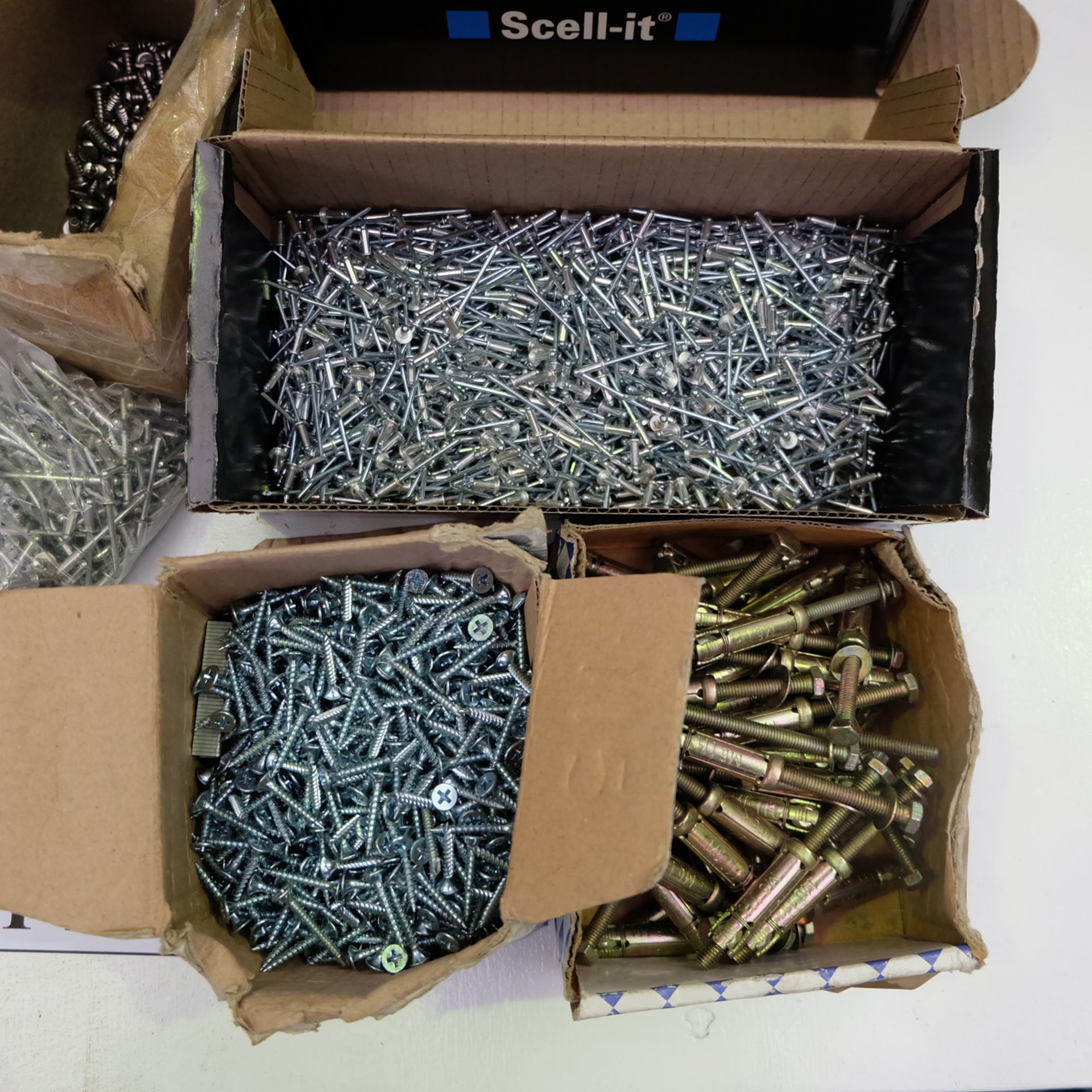 Selection of Screws, Rivets & Nails as Lotted. - Image 2 of 5