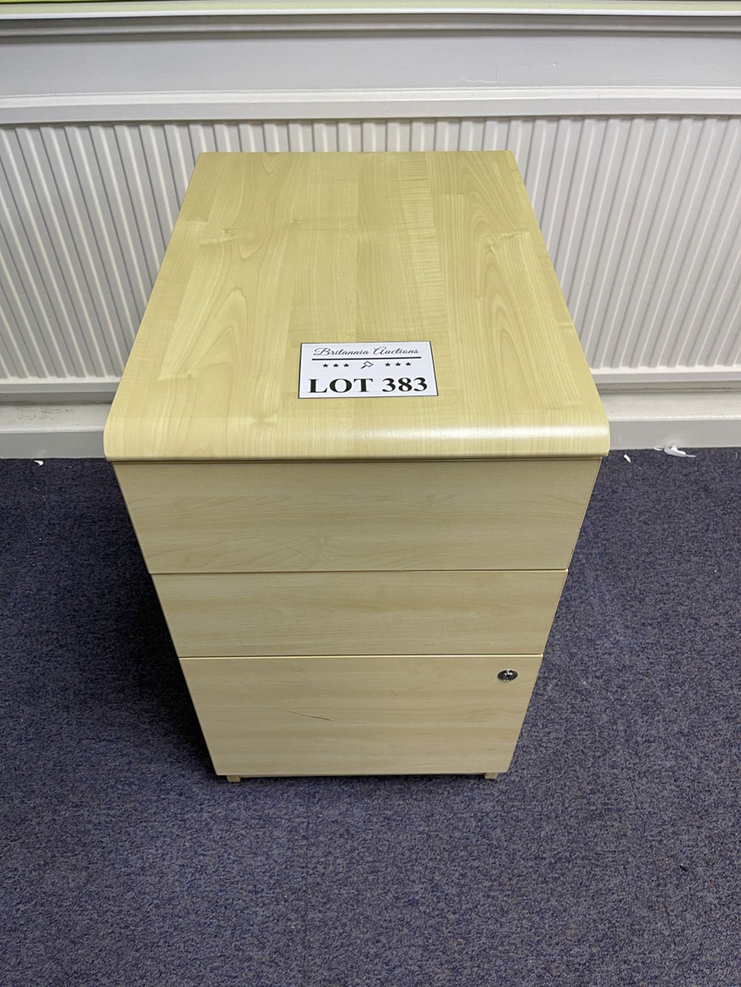 Set of Office Drawers. Dimensions 430mm x 600mm x 730mm High Approx.