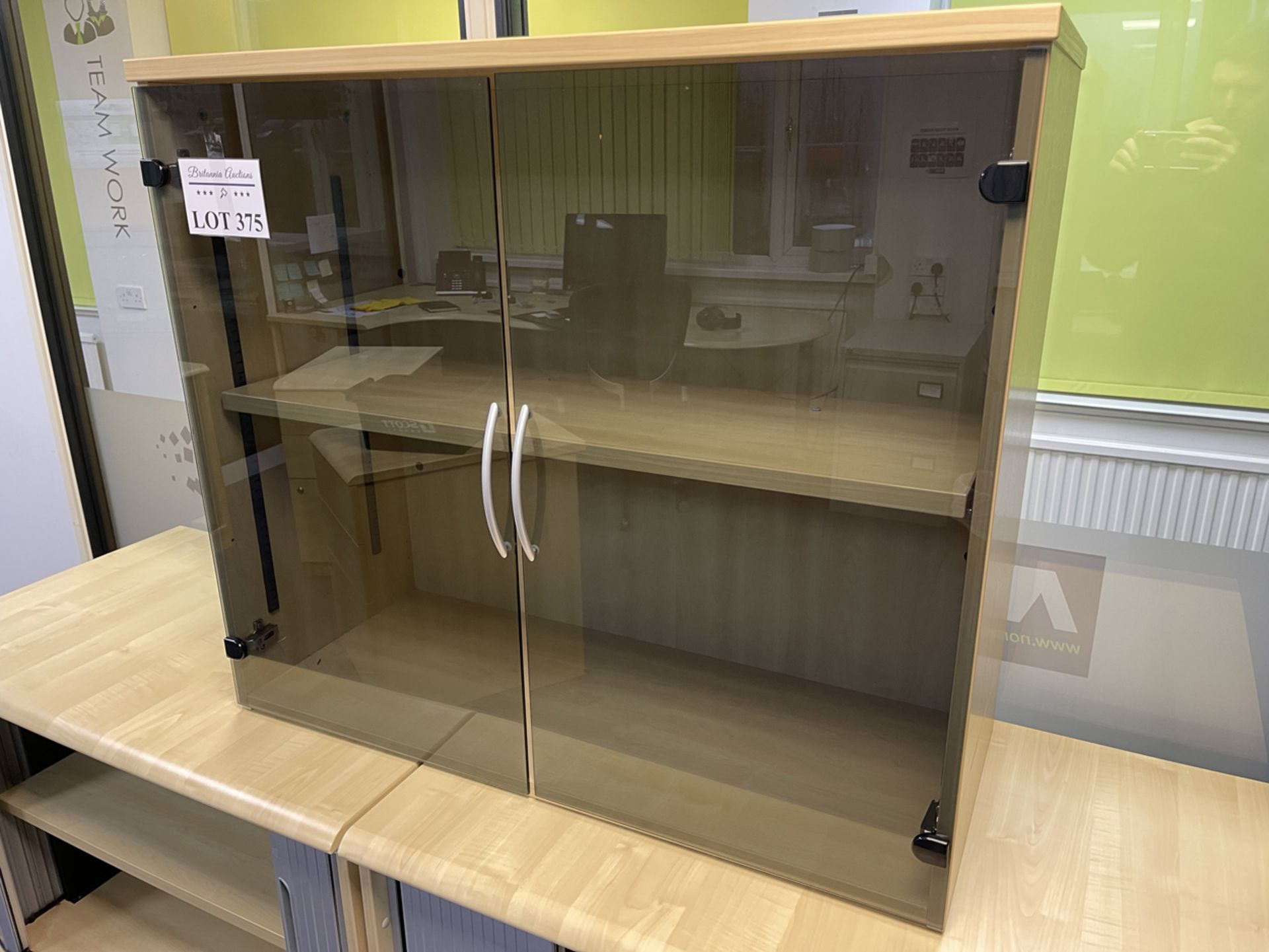 Glass Fronted Cabinet 430mm x 1005mm x 875mm H.