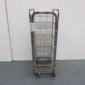 Cage on Castors. Approx 440mm x 670mm x 1280mm High.