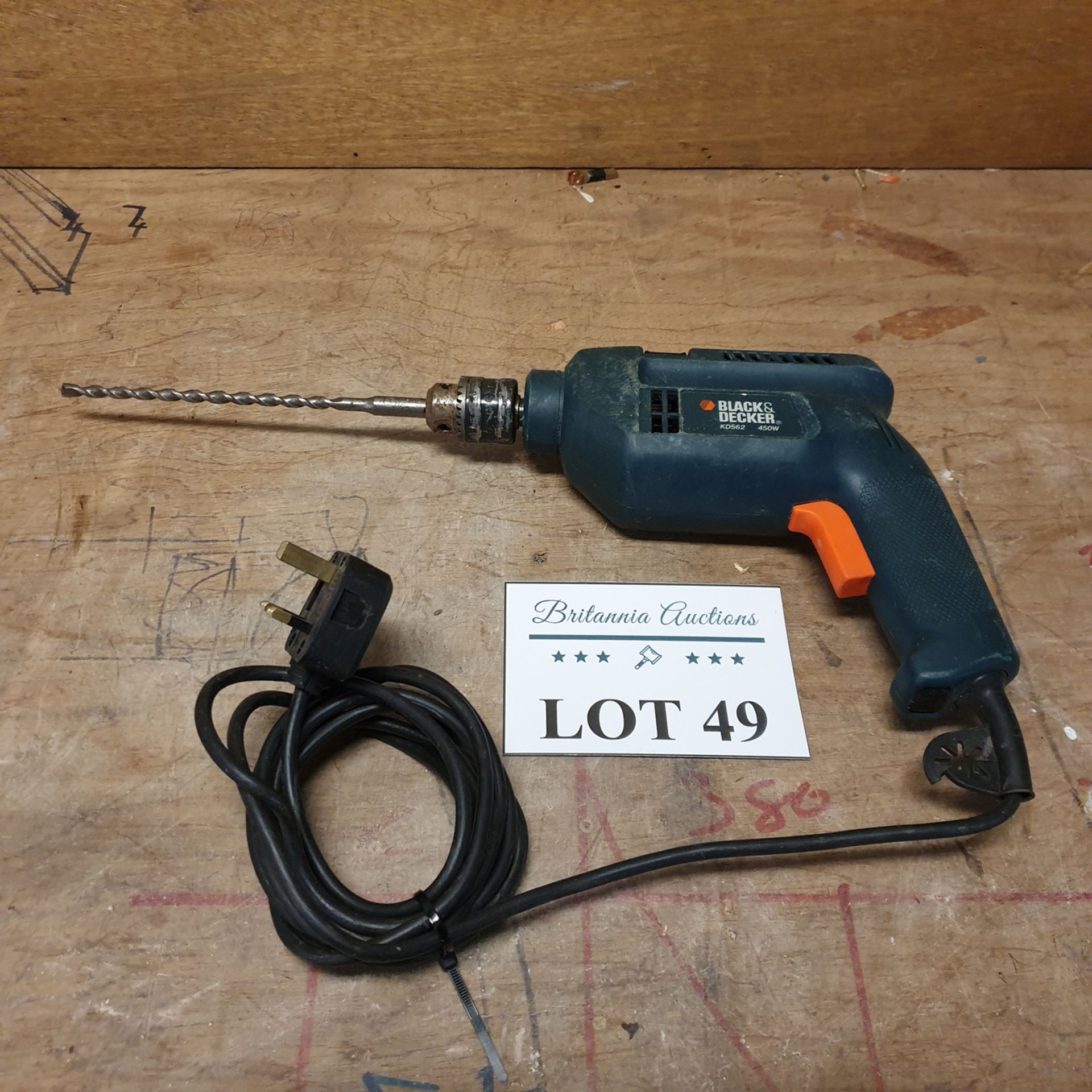 Black & Decker KD562 Hand Drill. Single Phase.