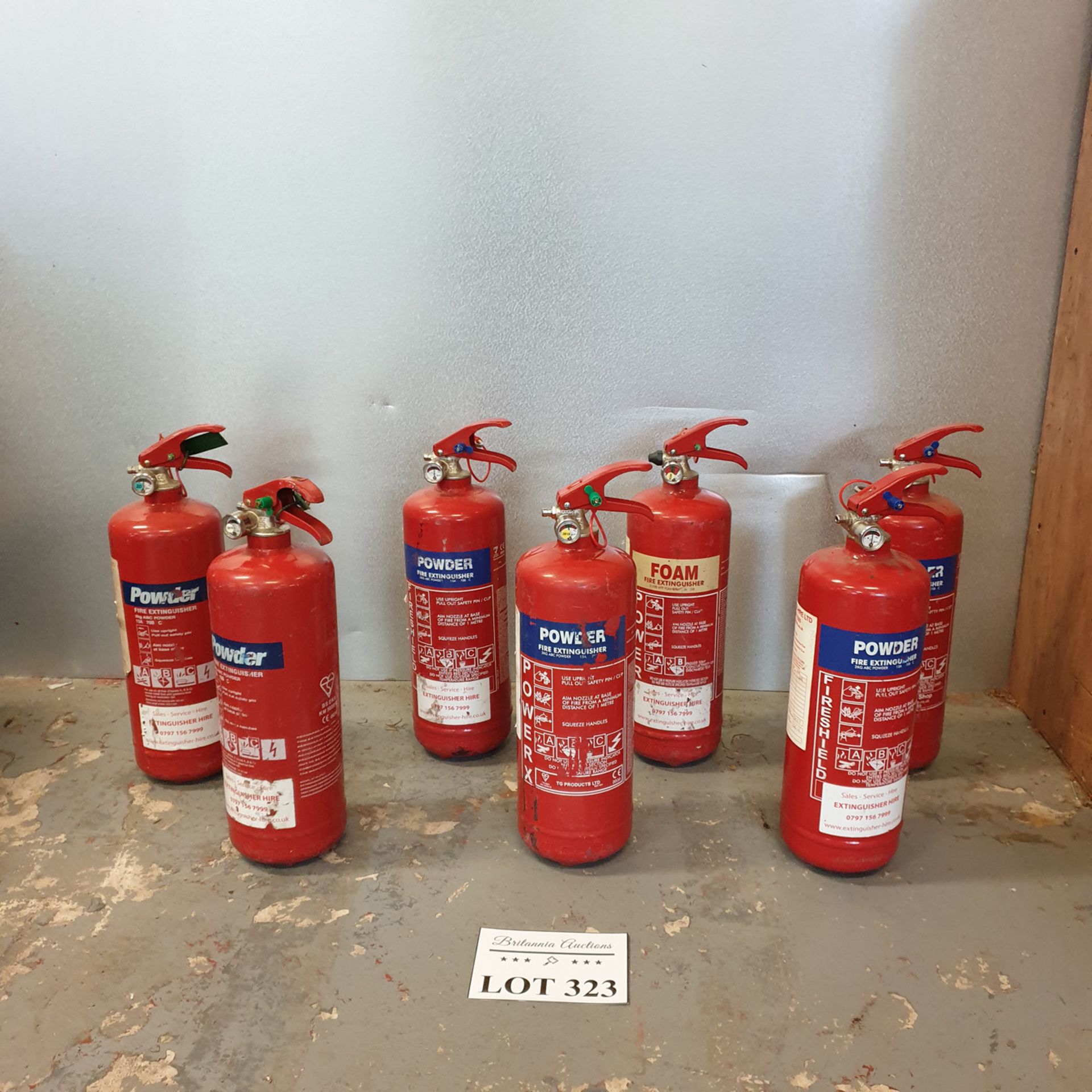 Powder Fire Extinguishers X 7. - Image 2 of 3