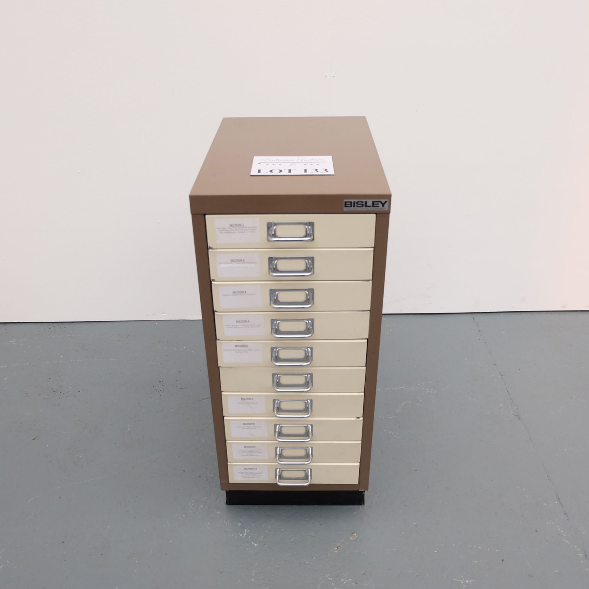 BISLEY Set of Drawers. 280mm x 410mm x 675mm High Approx.
