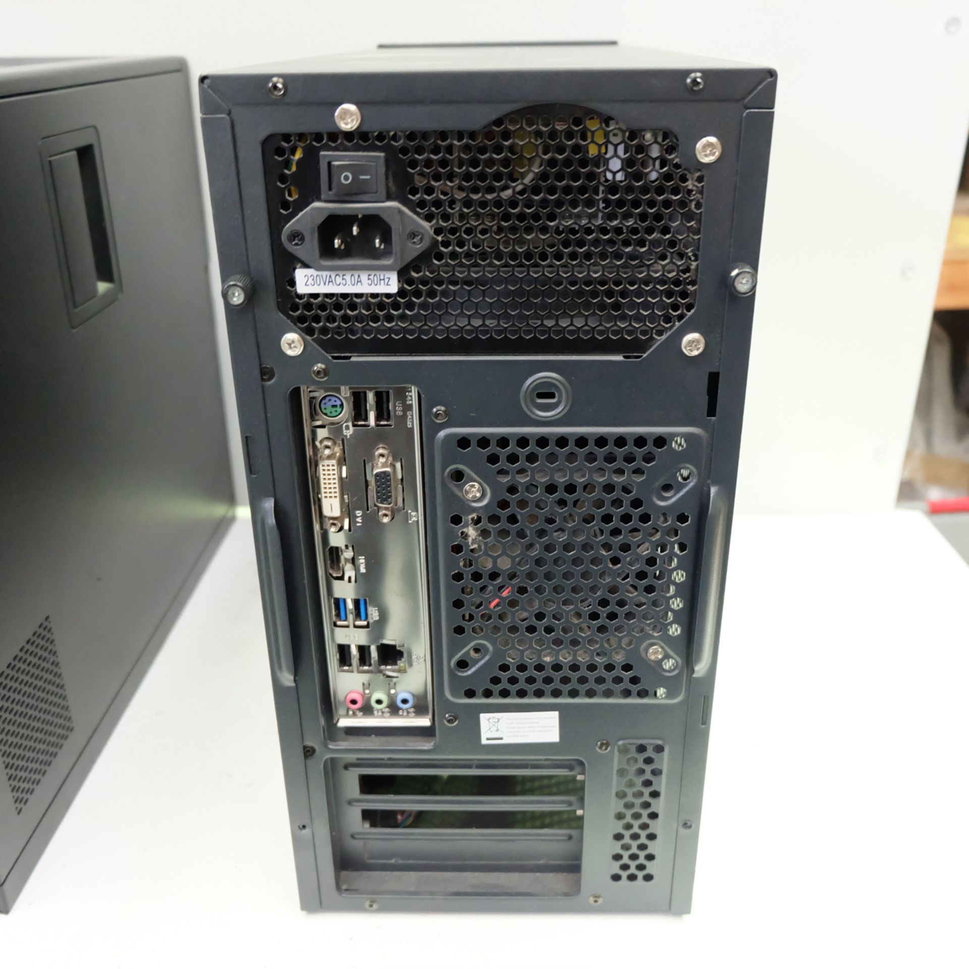 4 x PC Towers. Please Note That the HDDs Have Been Removed. - Image 9 of 9