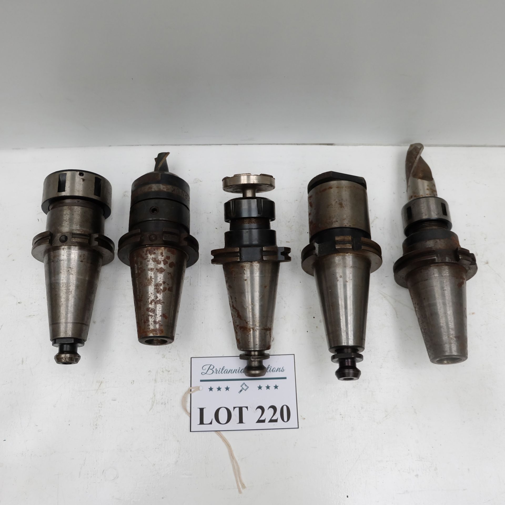 Quantity of 5 x SK 50 Spindle Tooling.