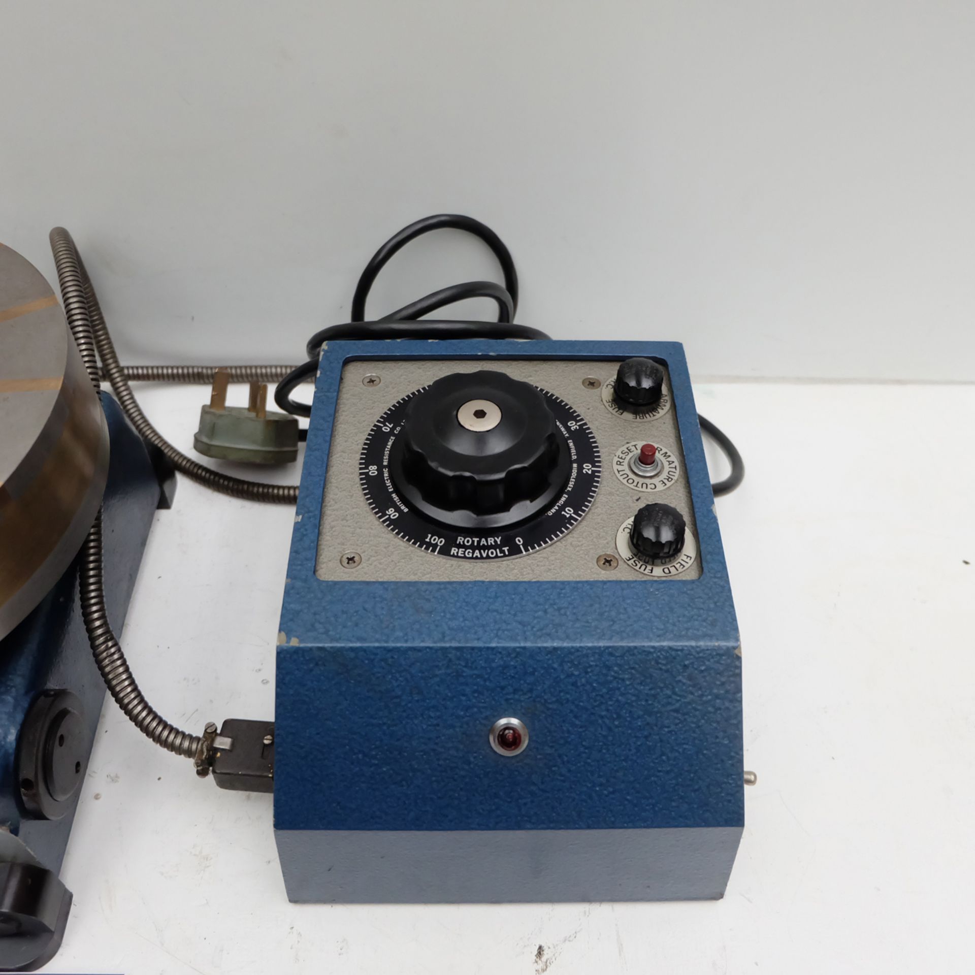 Bowers Powered Inclinable Rotary Table. Table 9" Diameter. Single Phase. - Image 2 of 9