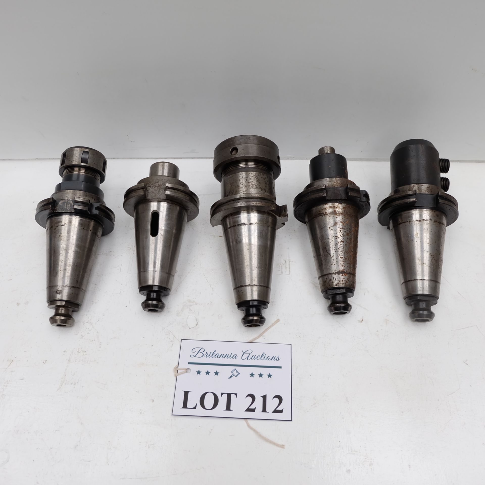 Quantity of 5 x SK 50 Spindle Tooling.