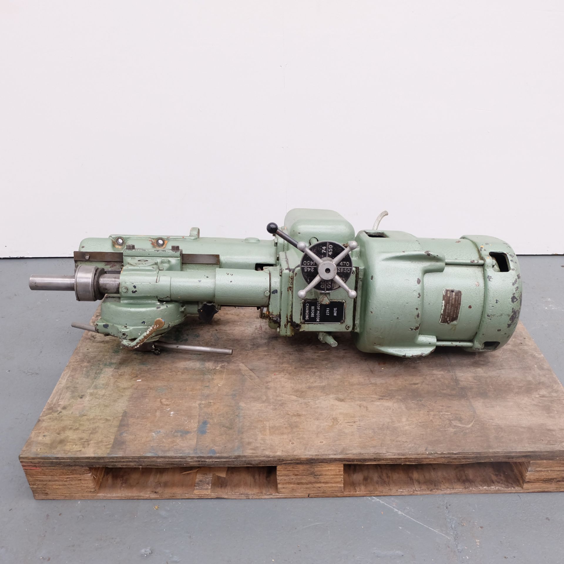 Herbert Drill Head. 8 Speeds 74 - 2850rpm. 3 Morse Taper. With Power Down Feed. - Image 2 of 7