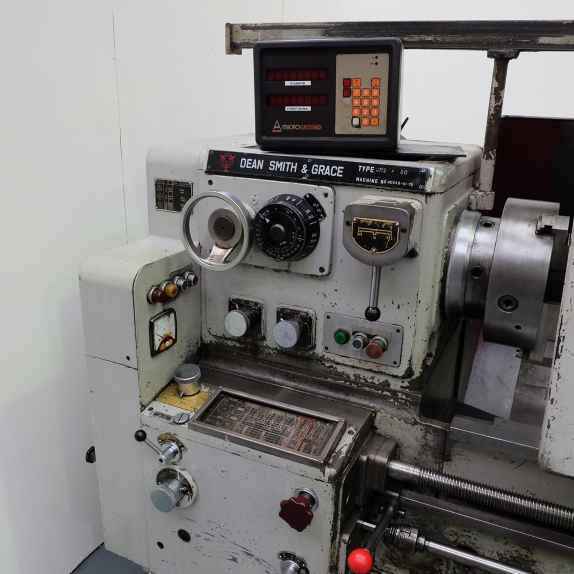 Dean Smith & Grace Type 2112 x 60. Straight Bed Centre Lathe. Distance Between Centres 60". - Image 3 of 13