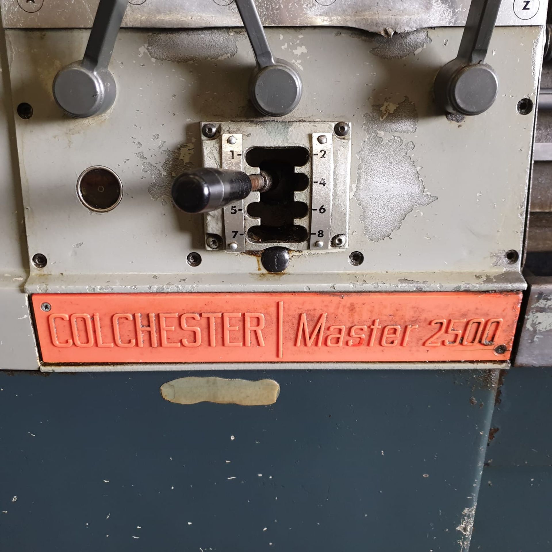 Colchester Master 2500. Gap Bed Centre Lathe. Distance Between Centres 25". Swing Over Bed 13 1/4". - Image 9 of 11