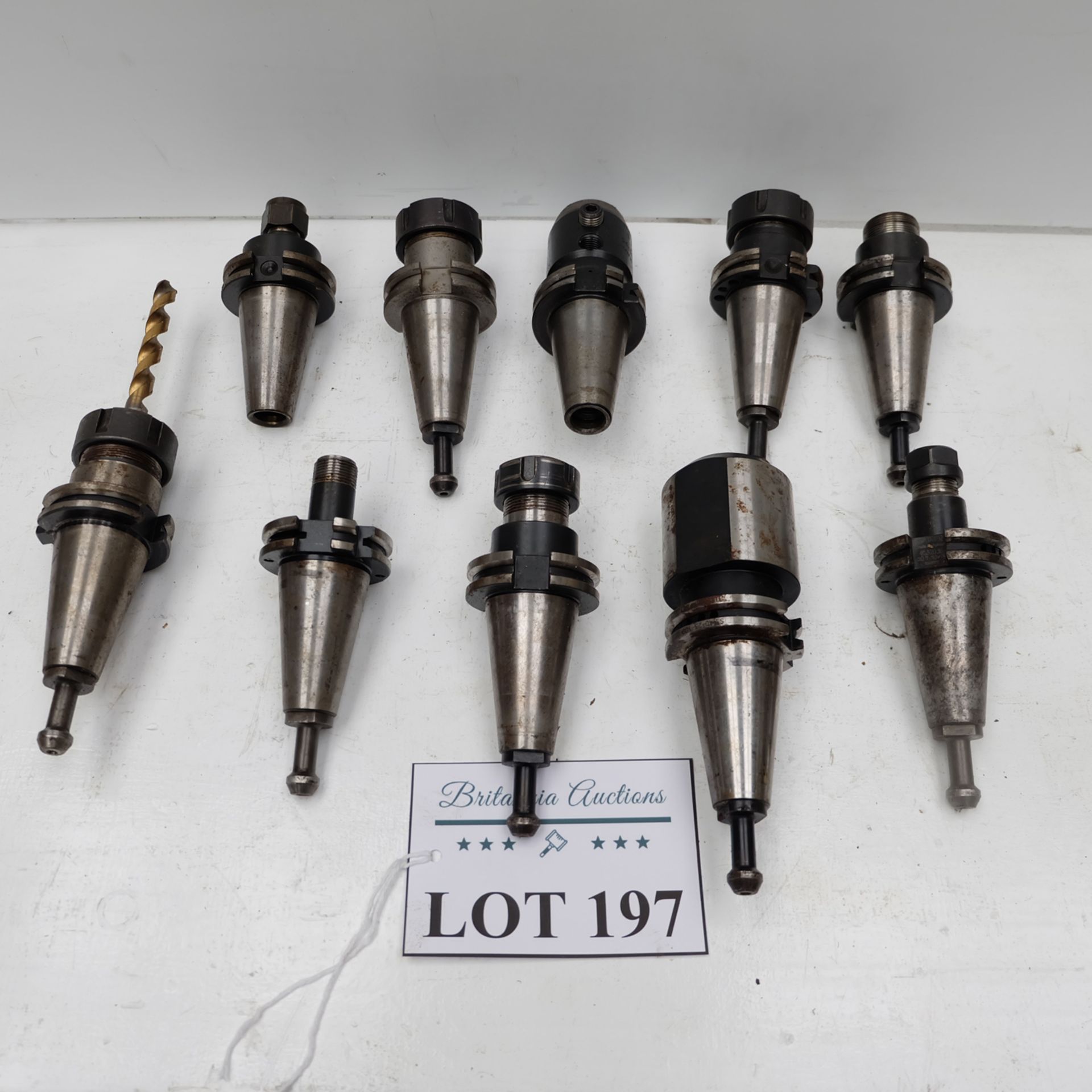 Quantity of 10 x SK40 Spindle Tooling.