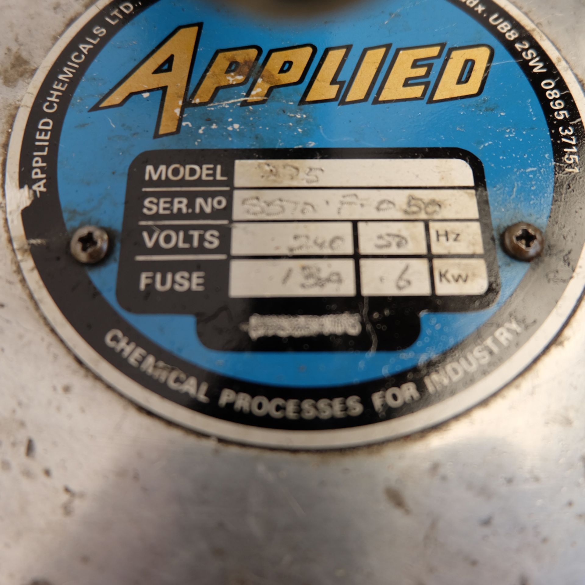 Applied Chemicals Ltd. Floor Buffer Model 225. Single Phase. - Image 4 of 7