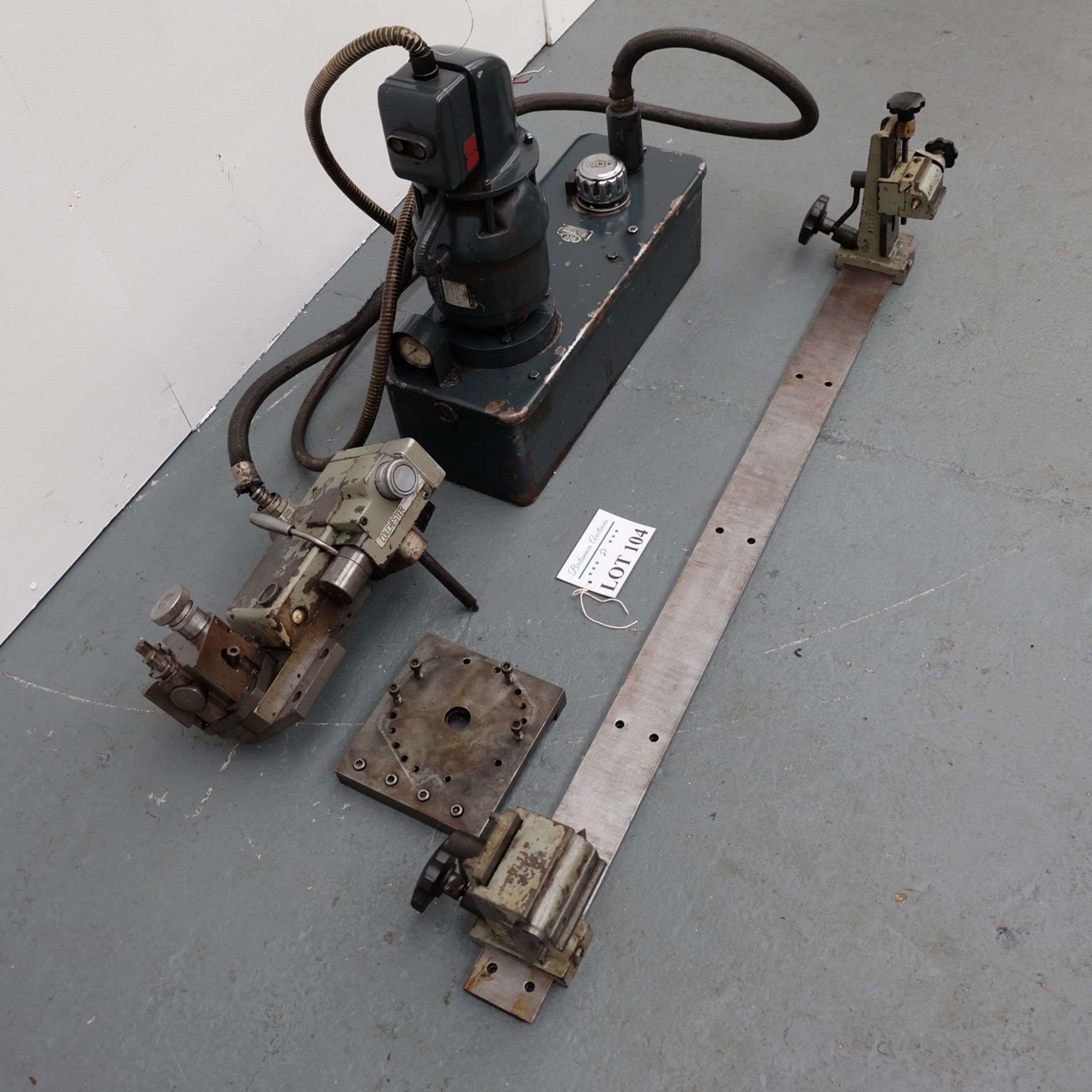 Hepworth Hydraulic Copying Attachment for Colchester Lathe. - Image 2 of 11