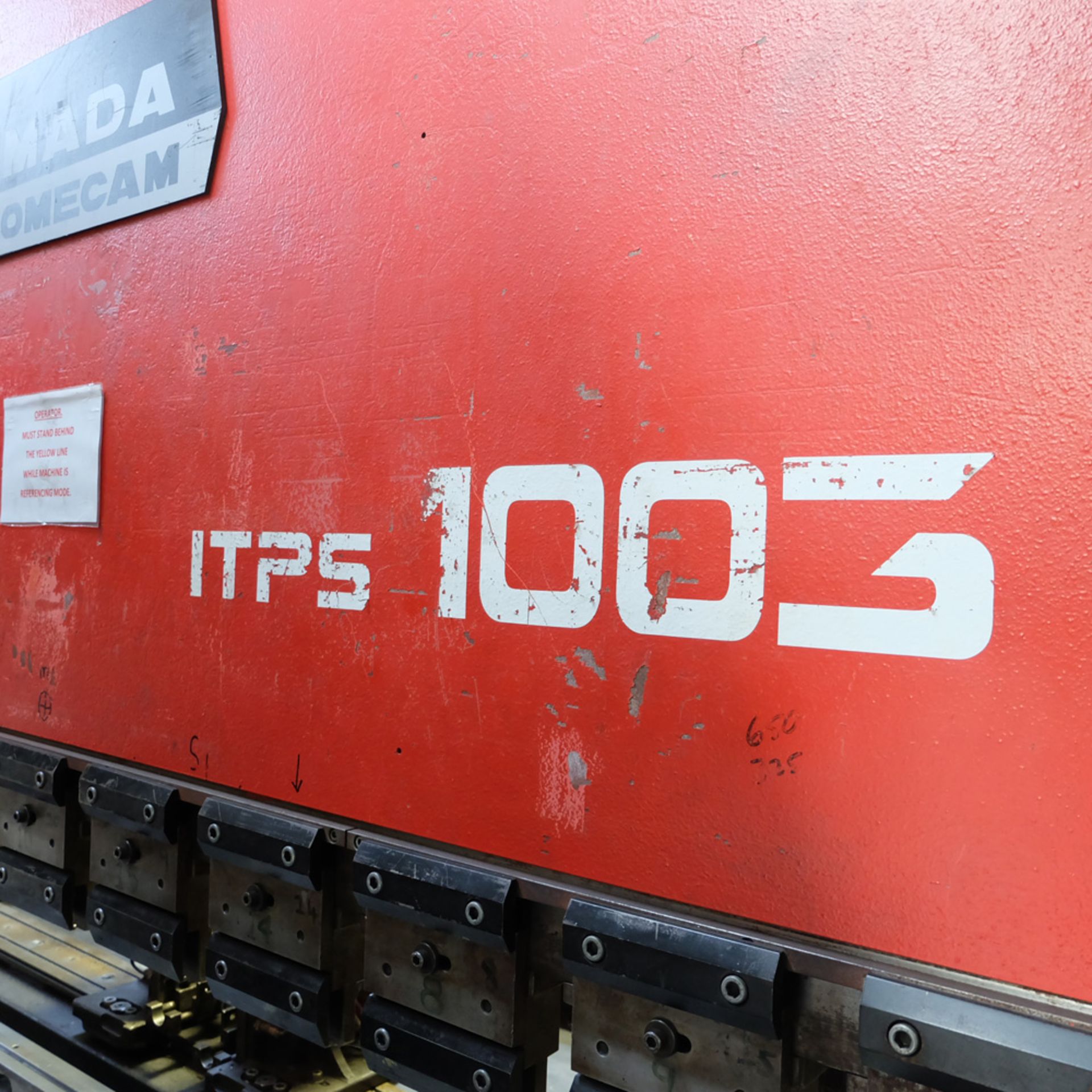 Amada Promecam ITPS1003 Hydraulic Press Brake with 6 Axes CNC EMA Control. Capacity 100 Ton. - Image 4 of 9