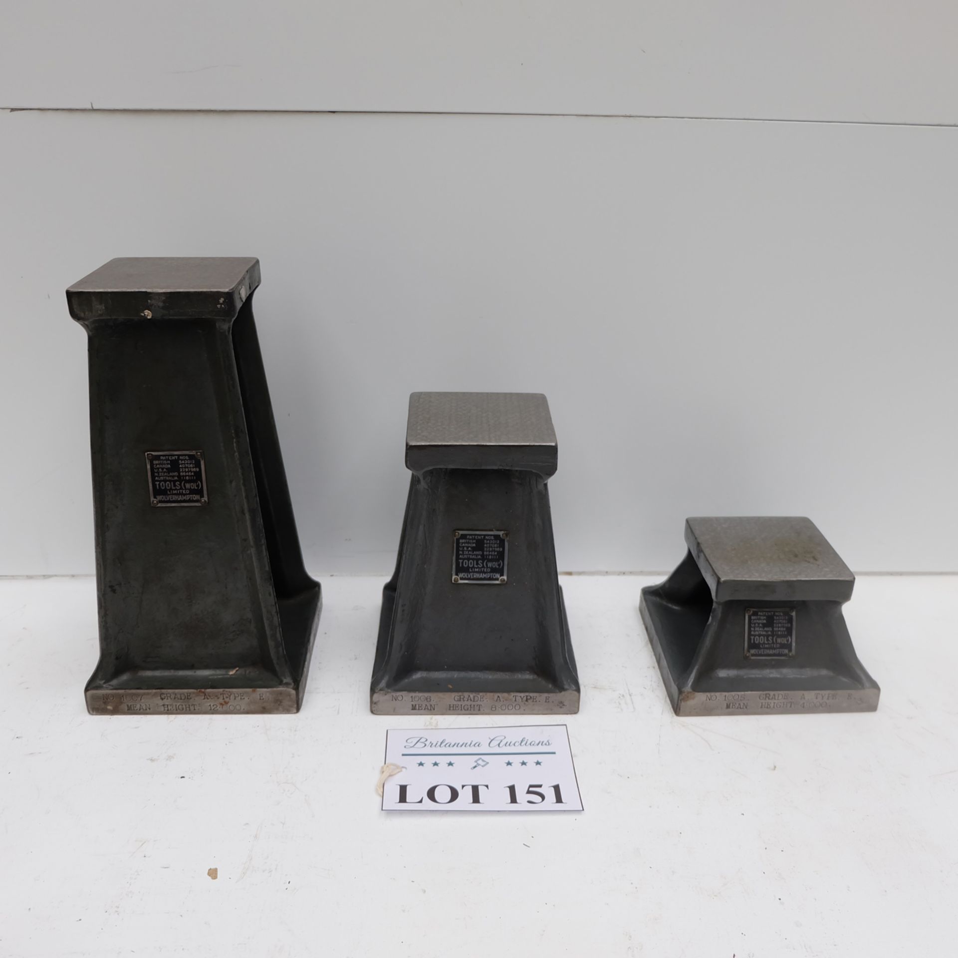 3 x Tools (Wol) Ltd. Height Gauge Extension Towers. - Image 3 of 11